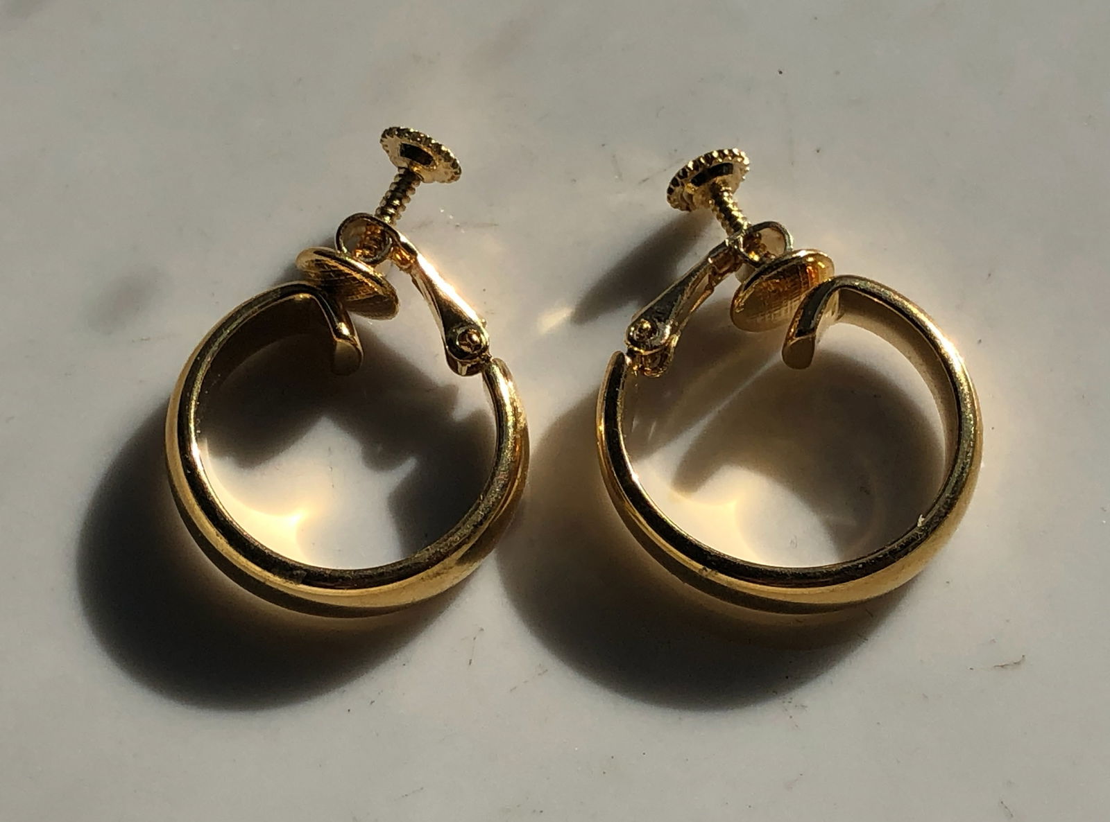 Pair of Gold Filled Earrings: Pair of Gold Filled Earrings