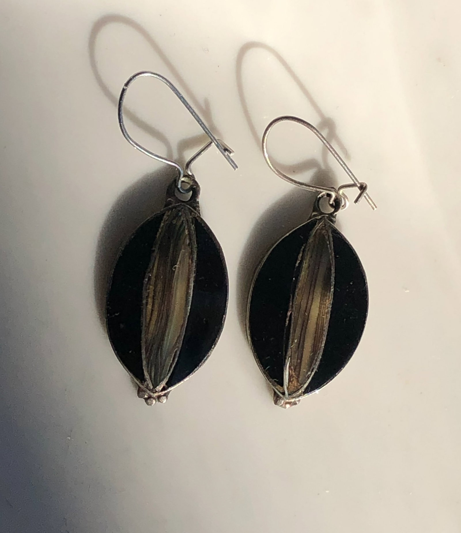 Pair of Silver Earrings: Pair of Silver Earrings
