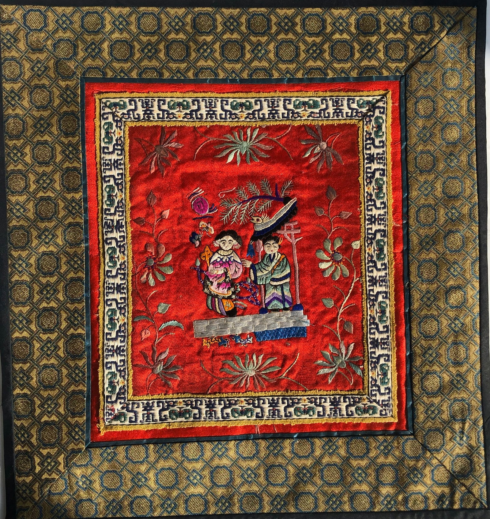 Vintage Embroidery Panel: Vintage Embroidery Panel