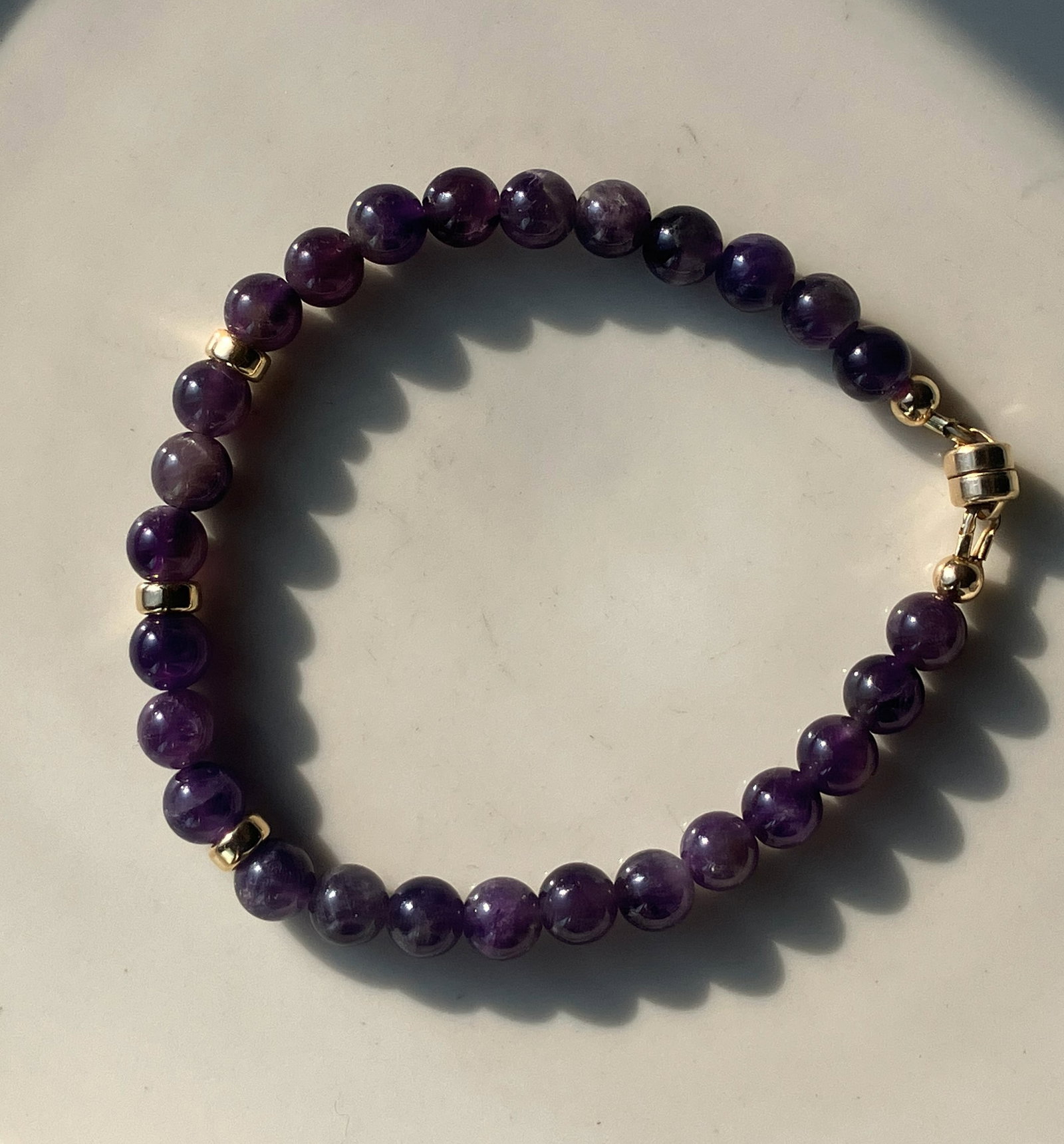Vintage Amethyst Bracelet: Vintage Amethyst Bracelet