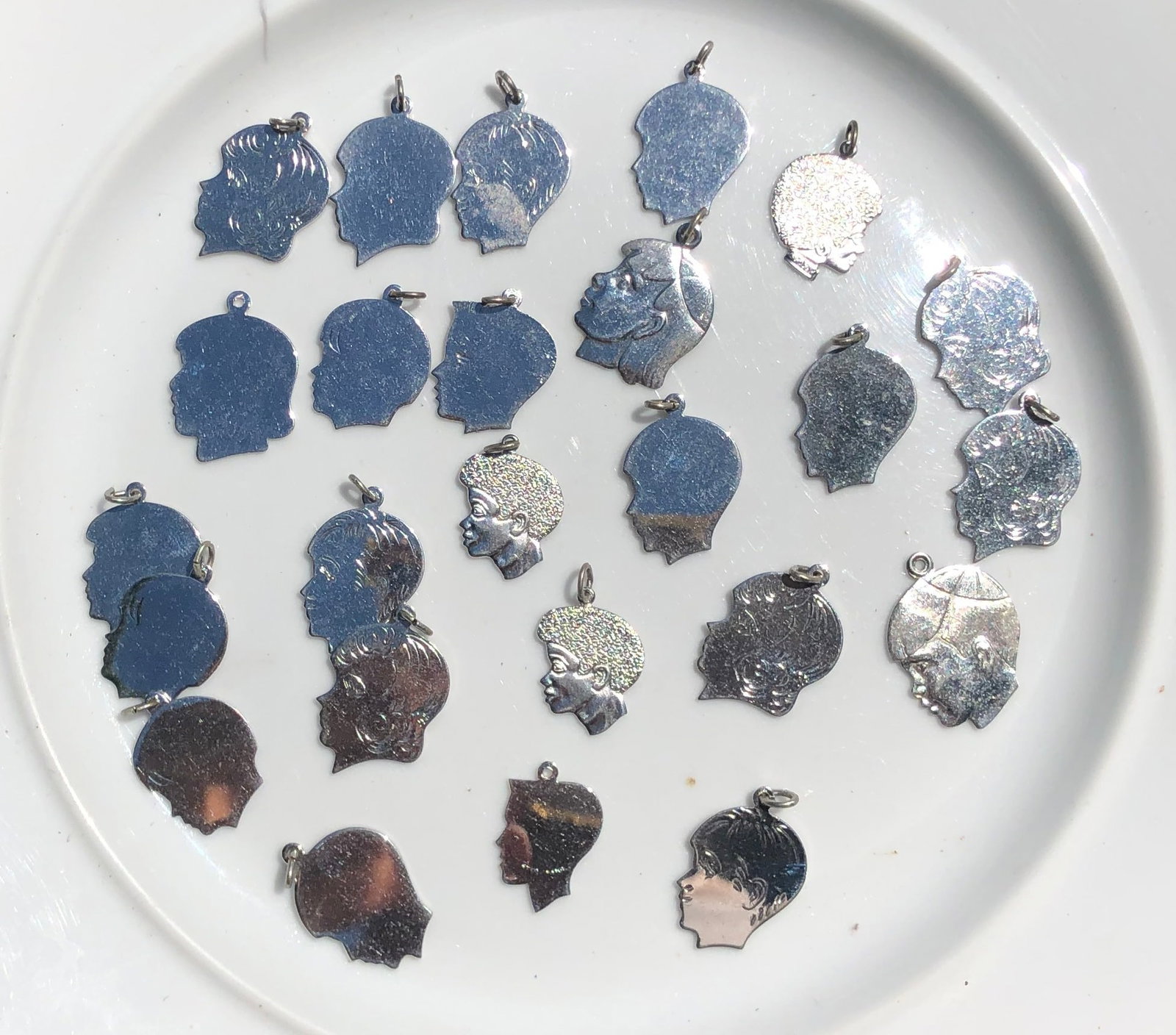 Group of Silver Pendant: Group of Silver Pendant, weight 78g