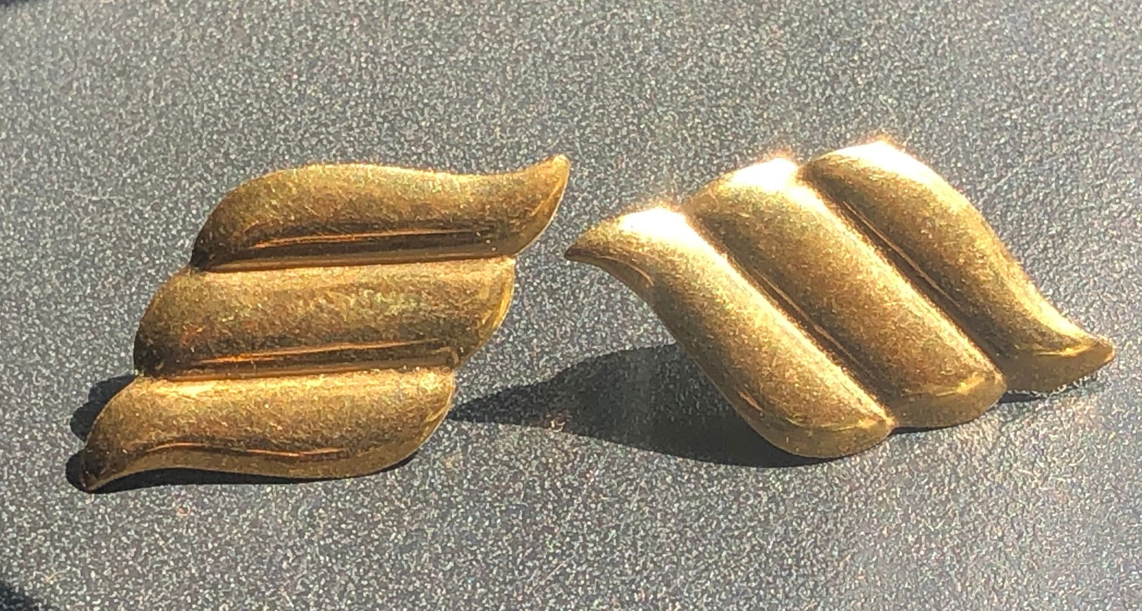 Pair of Gold Plated Earrings: Pair of Gold Plated Earrings