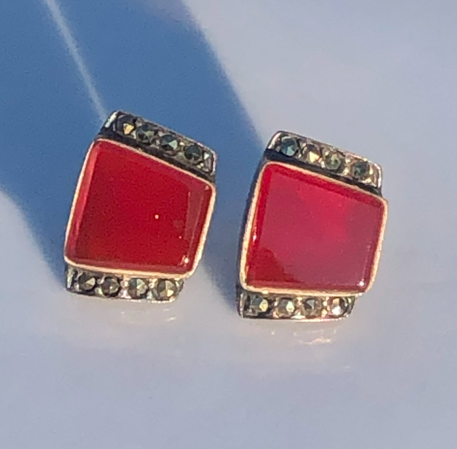 Pair of Silver Earrings: Pair of Silver Earrings