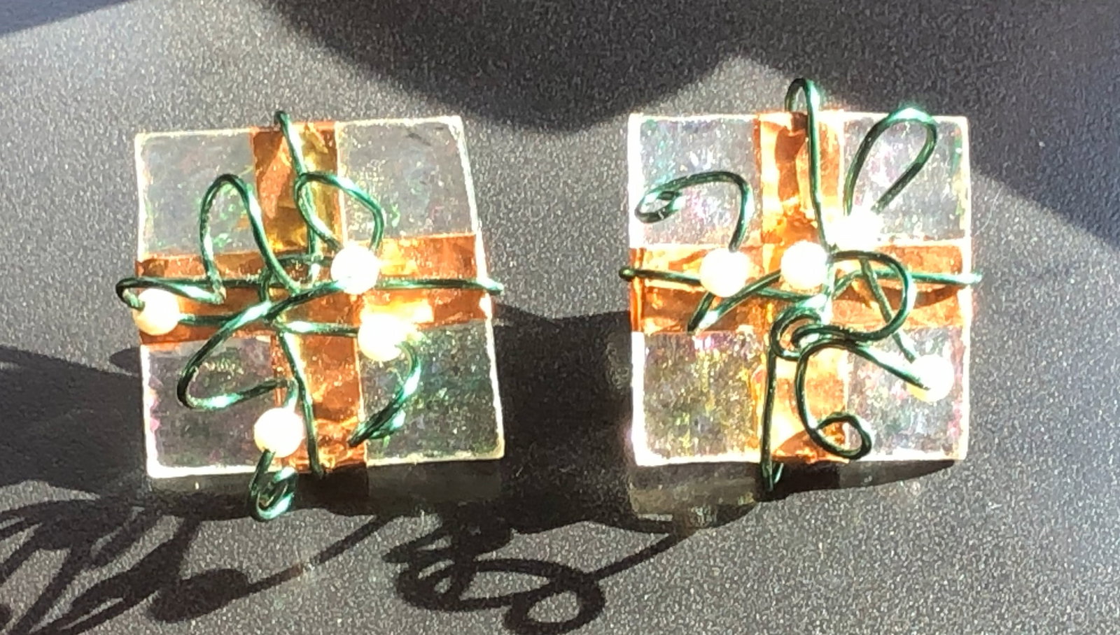 Decorative Wire-Wrapped Earrings (1 of 3)