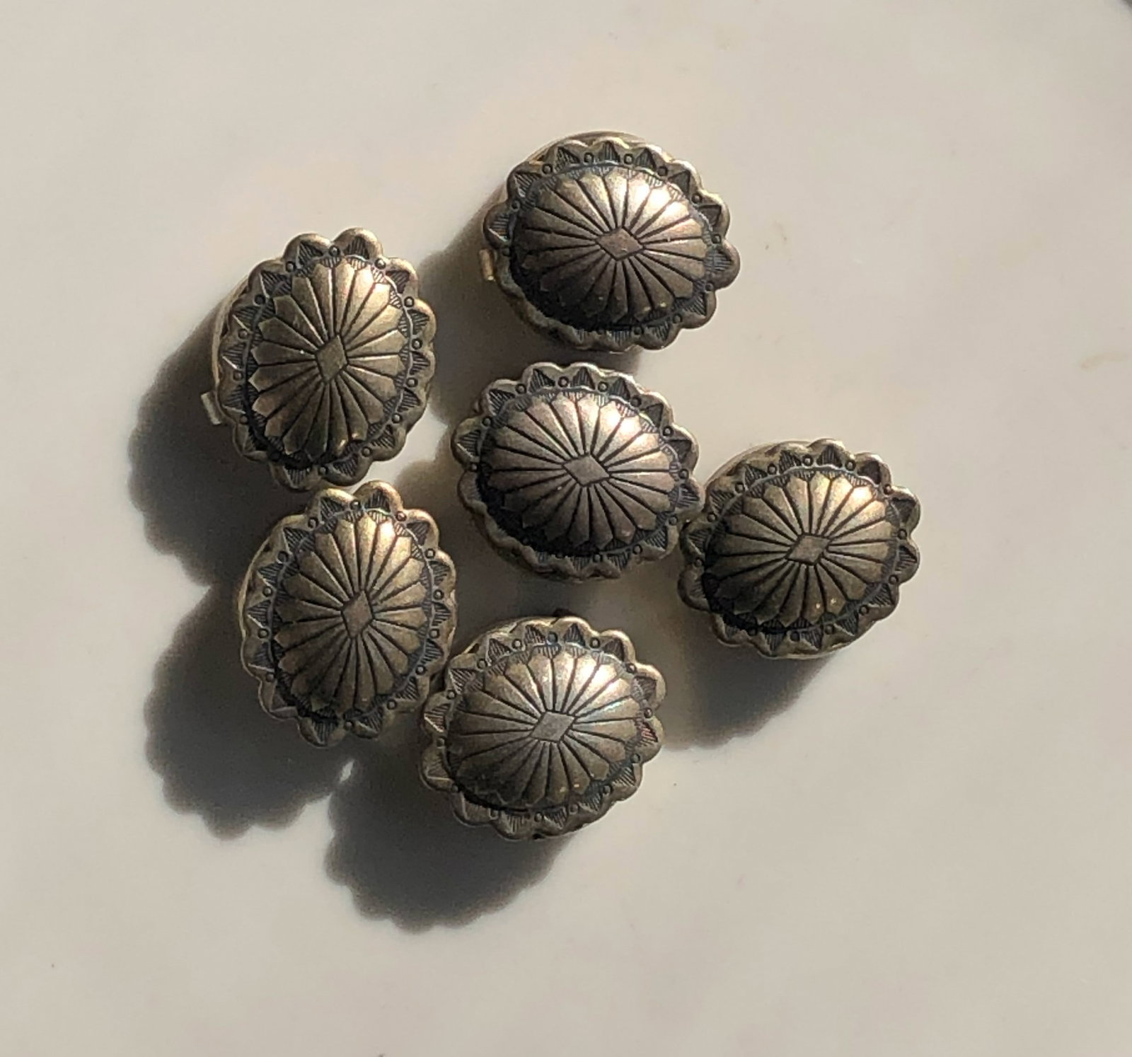 Decorative Silver Buttons (1 of 3)