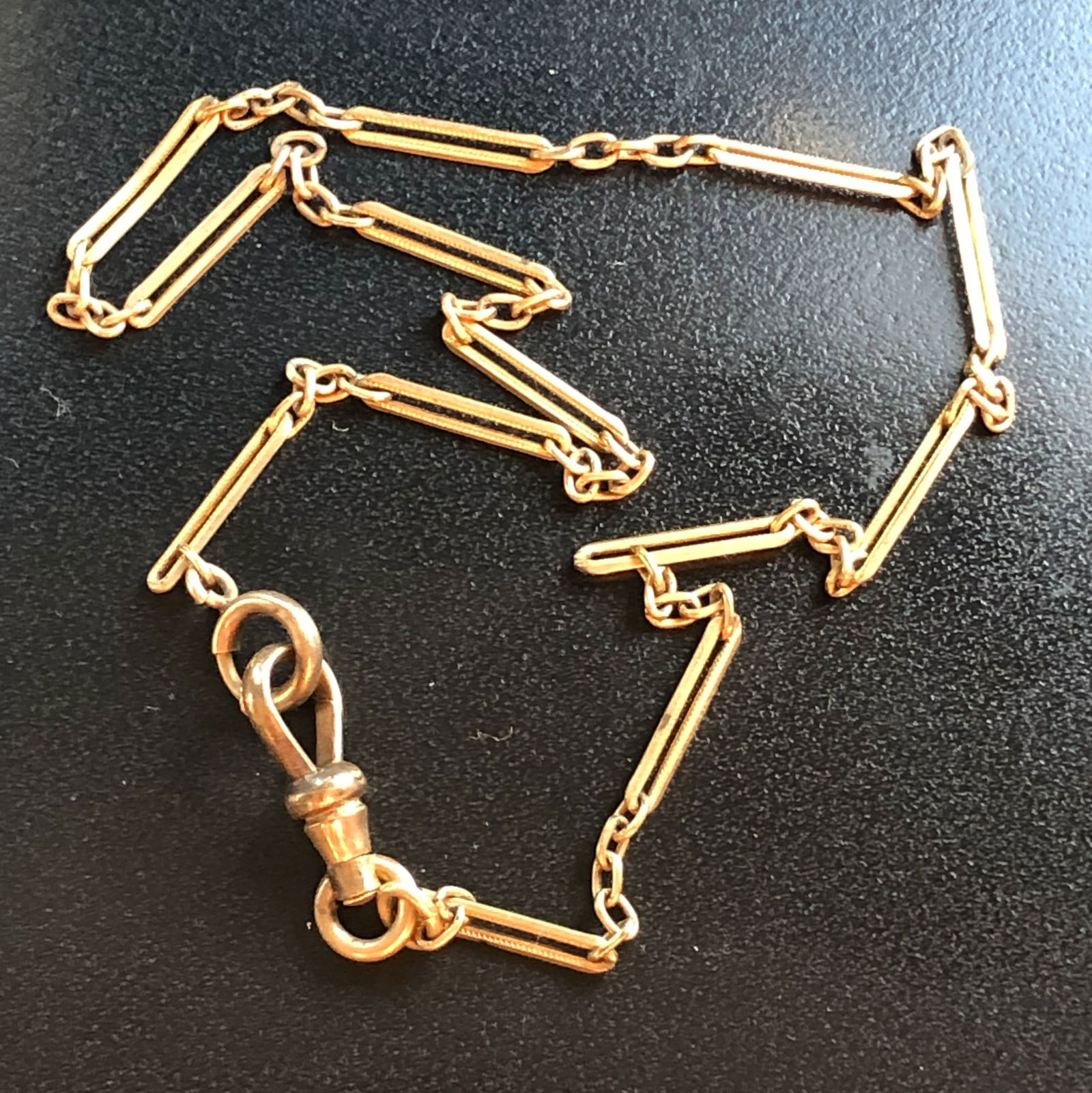 Simmons Gold Filled Chain Necklace: Elegant Simmons Gold Filled chain necklace with a unique link design.