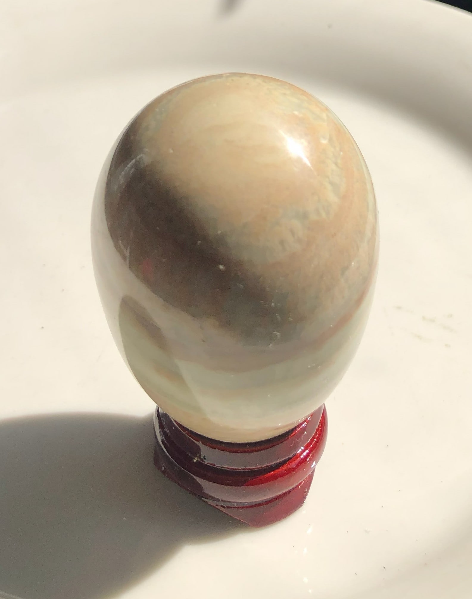 Vintage Stone Egg Display (1 of 2)