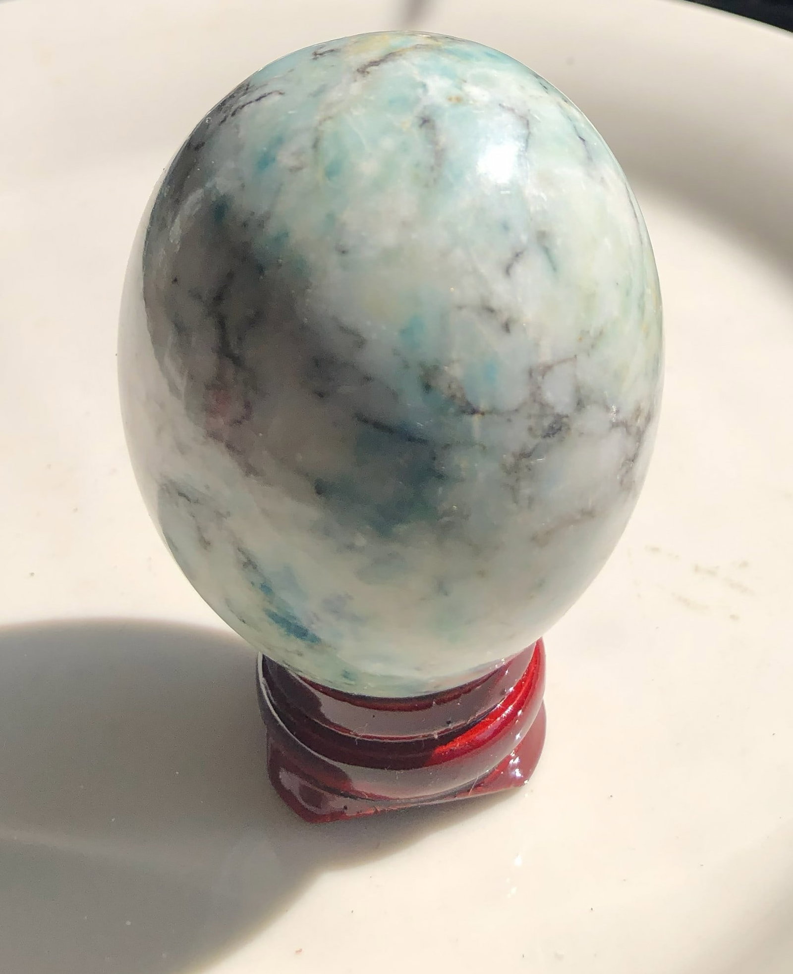 Vintage Stone Egg Display (1 of 2)