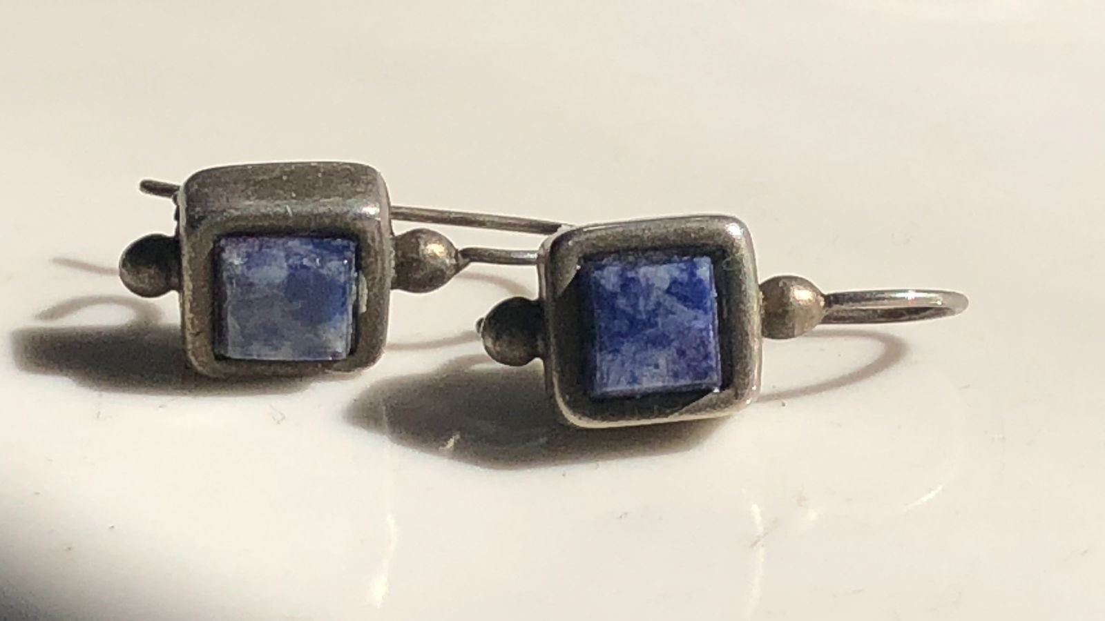 Pair of Silver Earrings: Pair of Silver Earrings