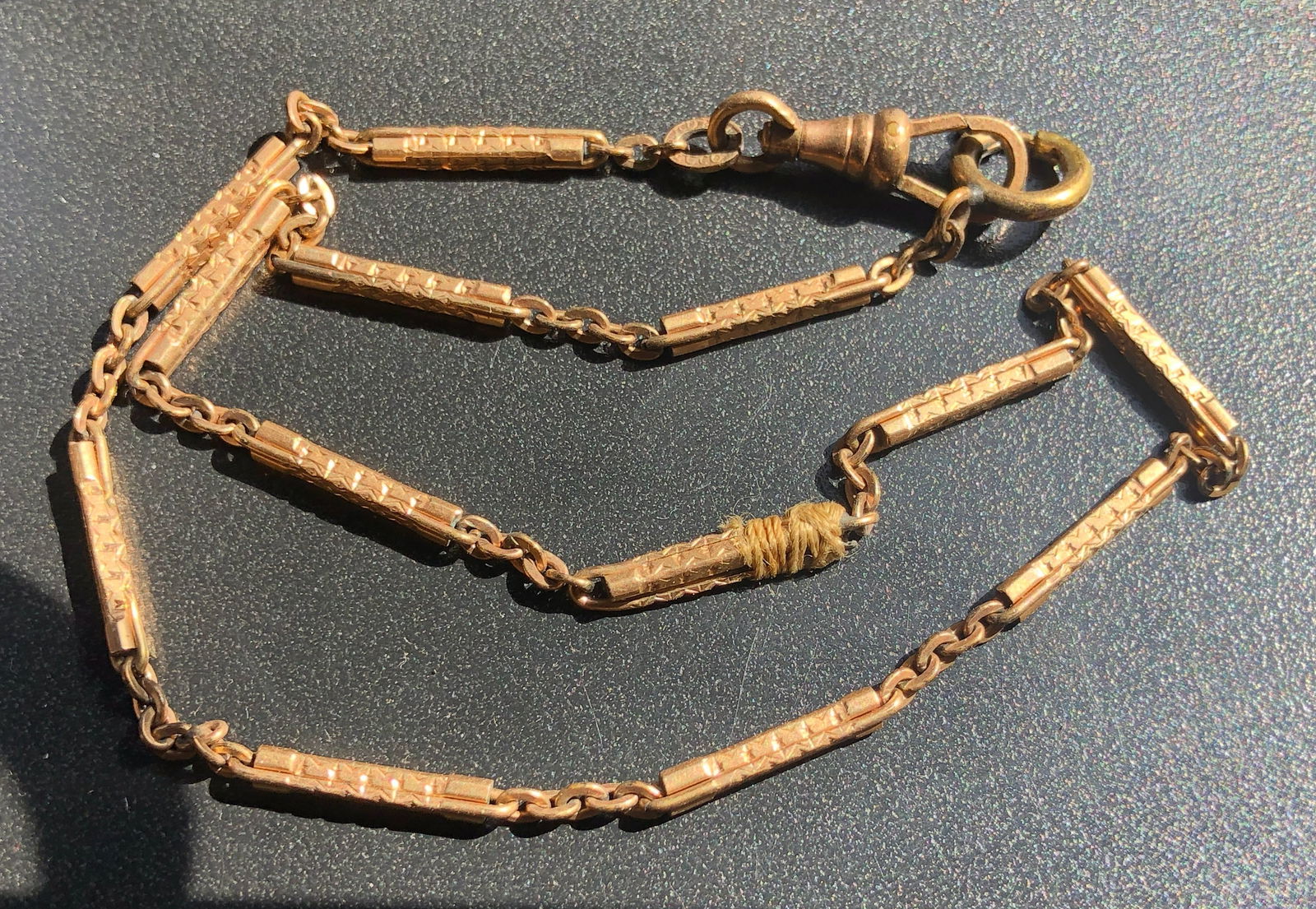 Antique Gold filled Necklace (1 of 3)