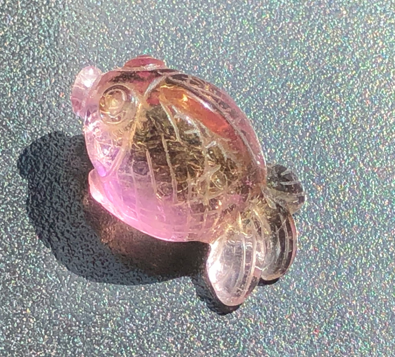 Vintage Ametrine Carving: Vintage Ametrine Carving