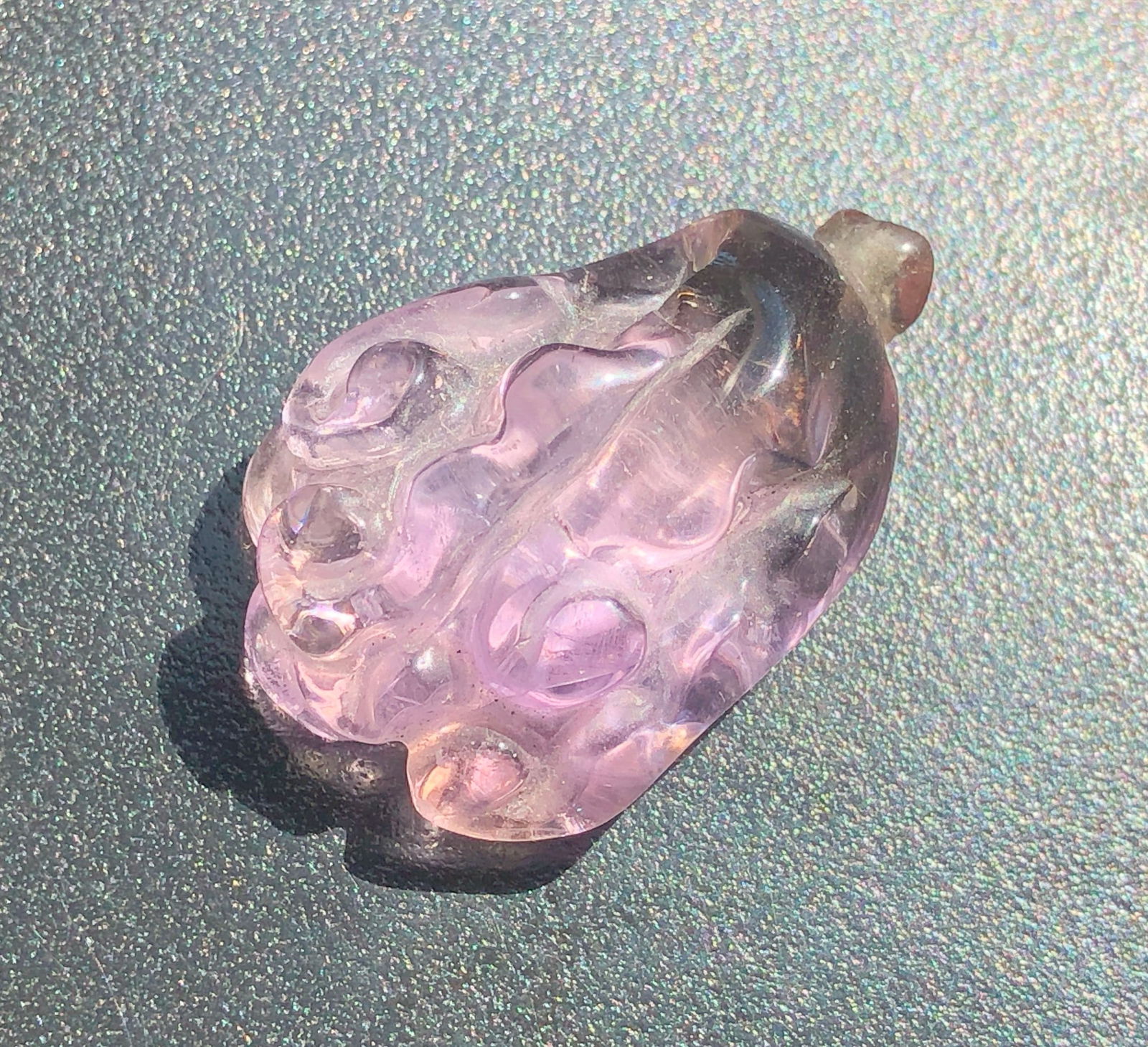 Vintage Ametrine Carving: Vintage Ametrine Carving