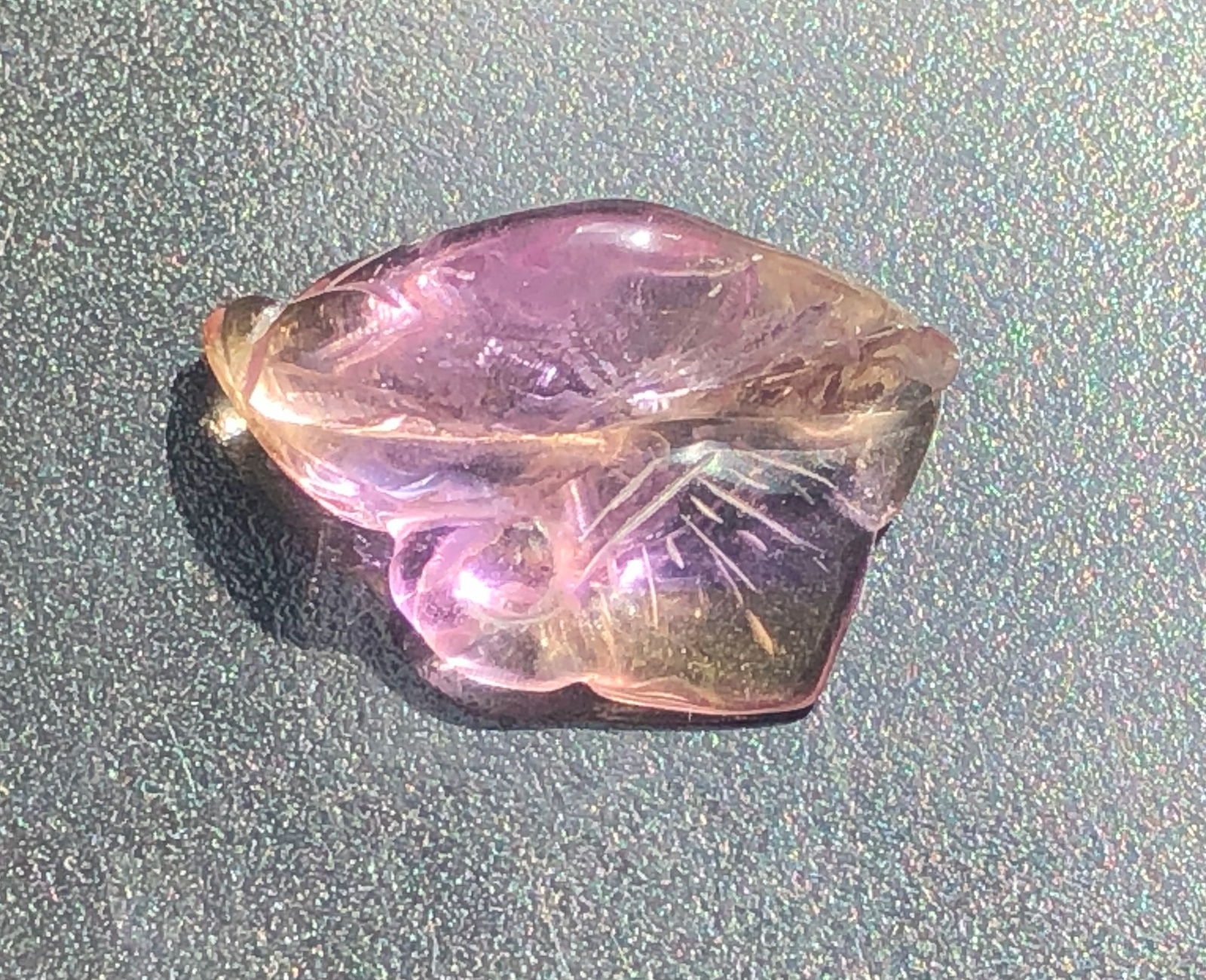 Vintage Ametrine Carving: Vintage Ametrine Carving