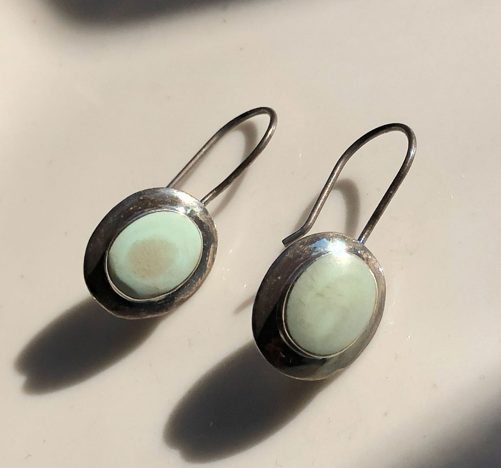 Pair of Silver Earrings: Pair of Silver Earrings