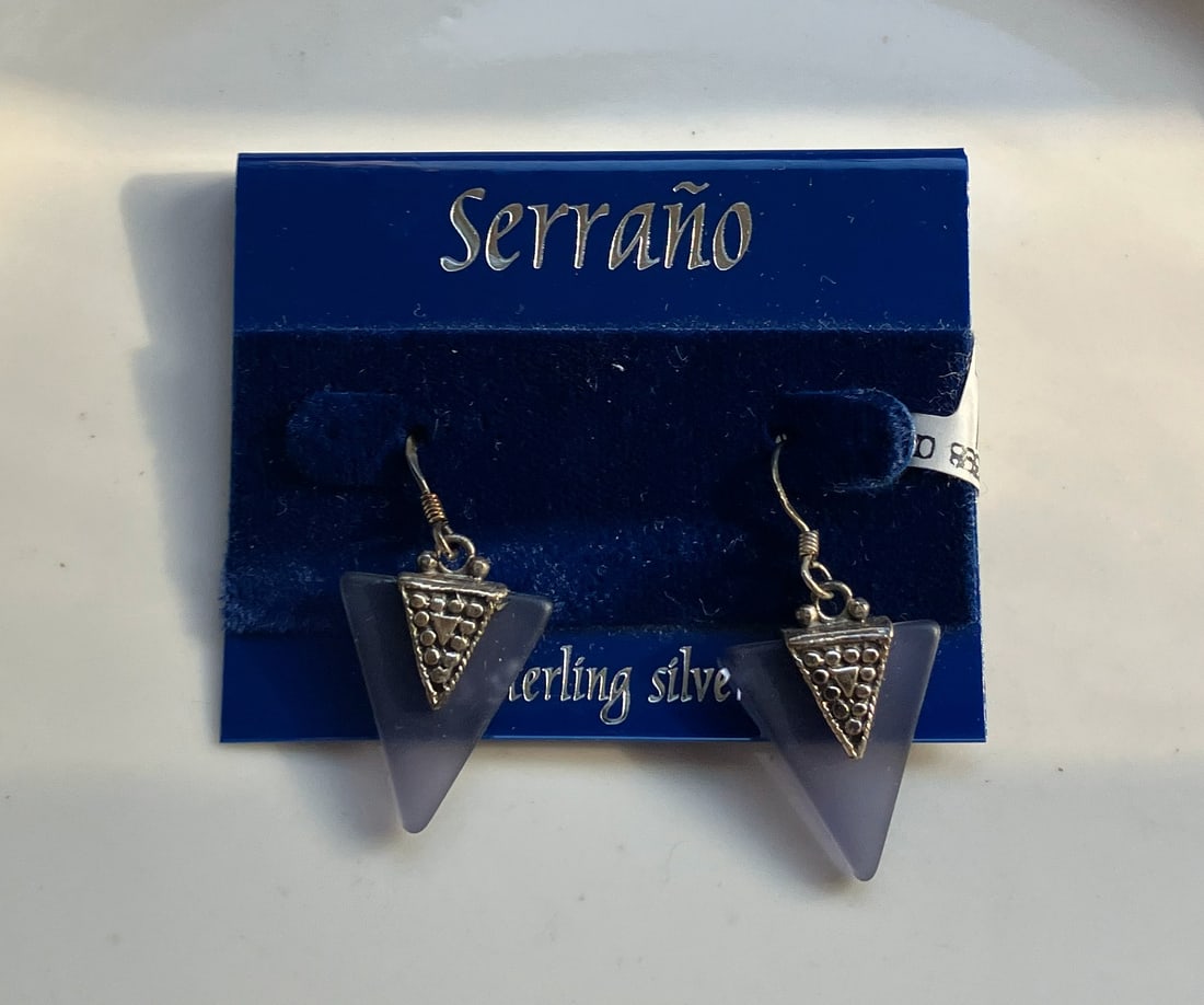 Pair of Silver Earrings: Pair of Silver Earrings