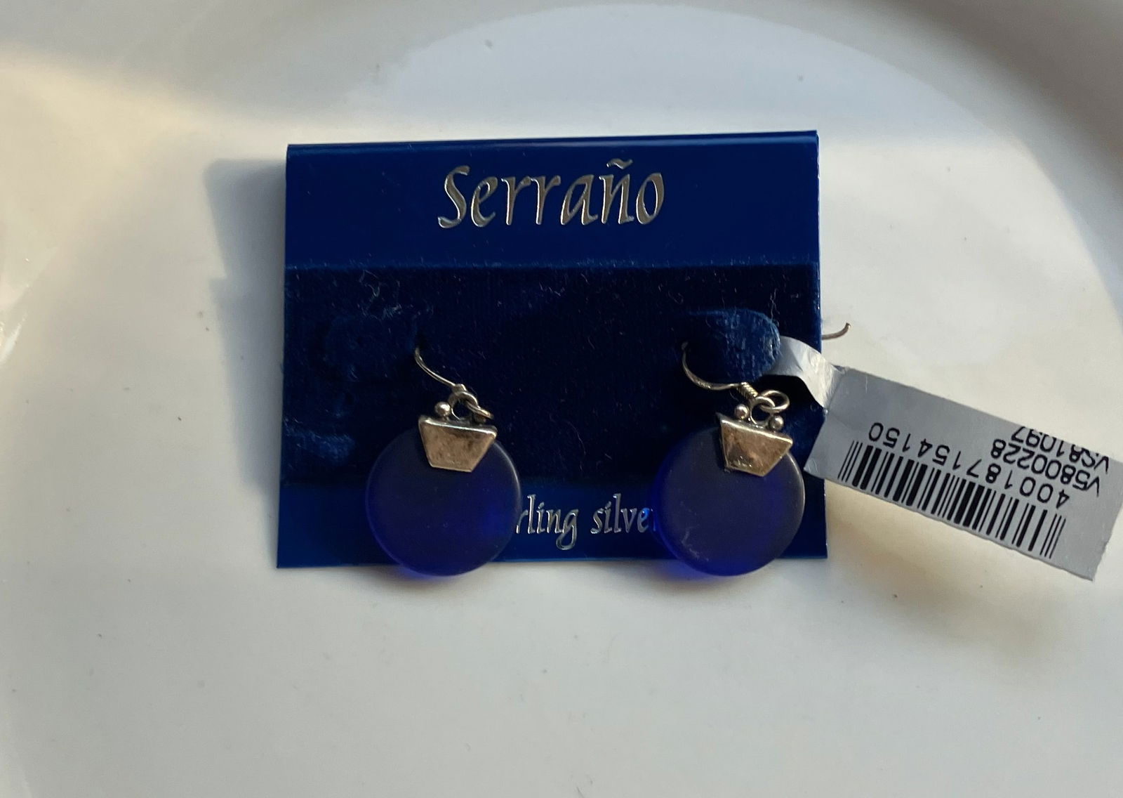 Pair of Silver Earrings: Pair of Silver Earrings