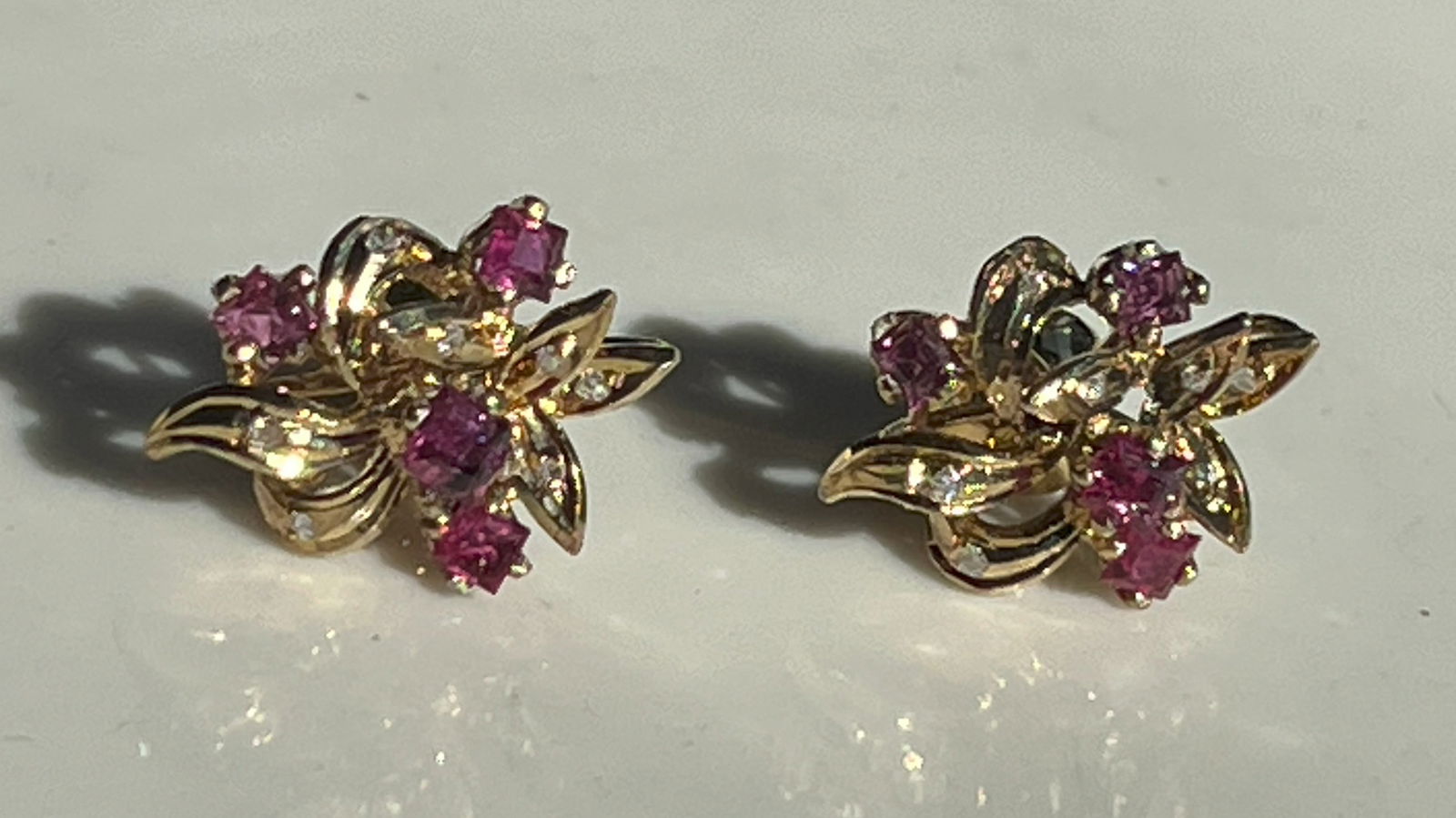 Pair of Silver Earrings: Pair of Silver Earrings