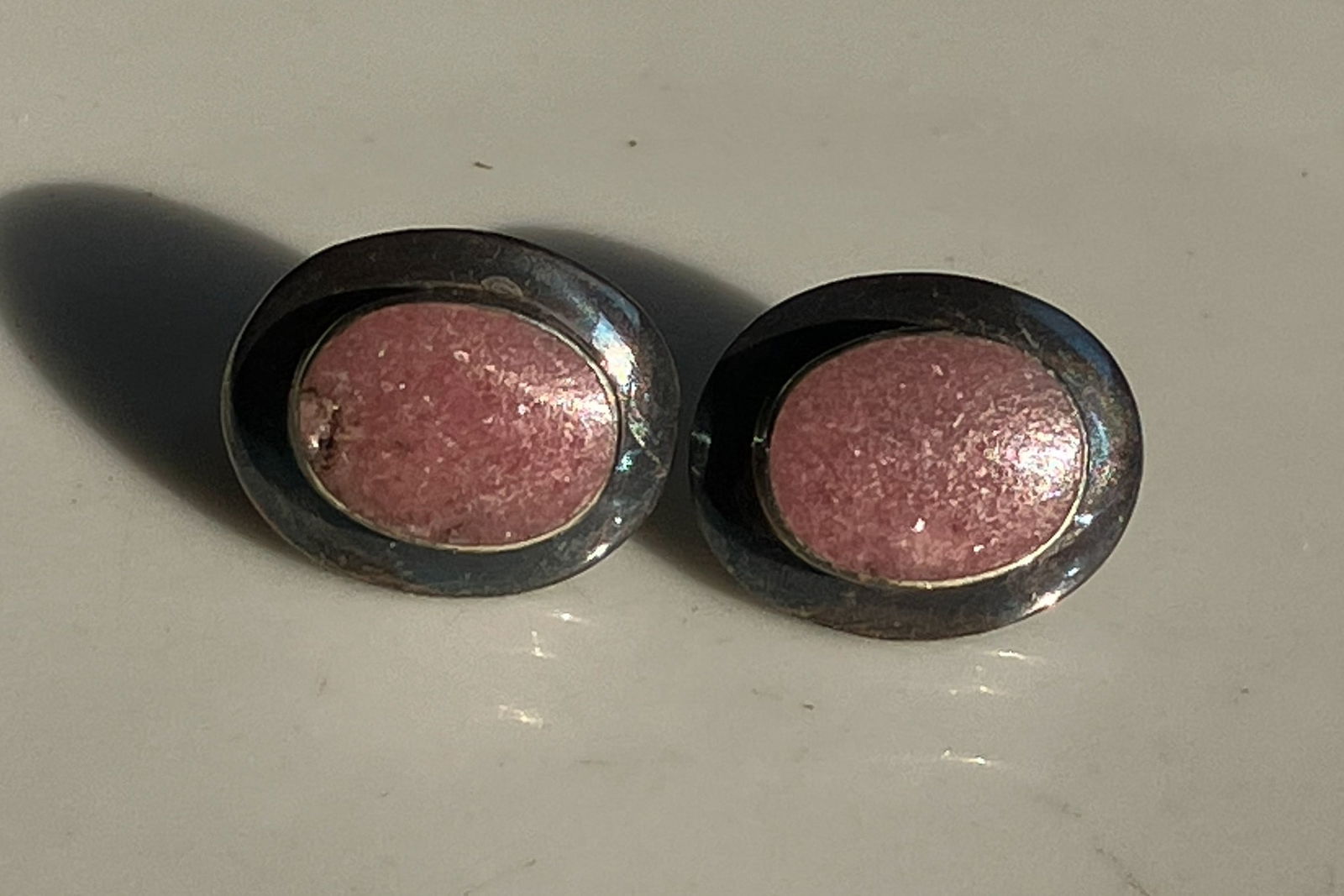 Pair of Silver Earrings: Pair of Silver Earrings