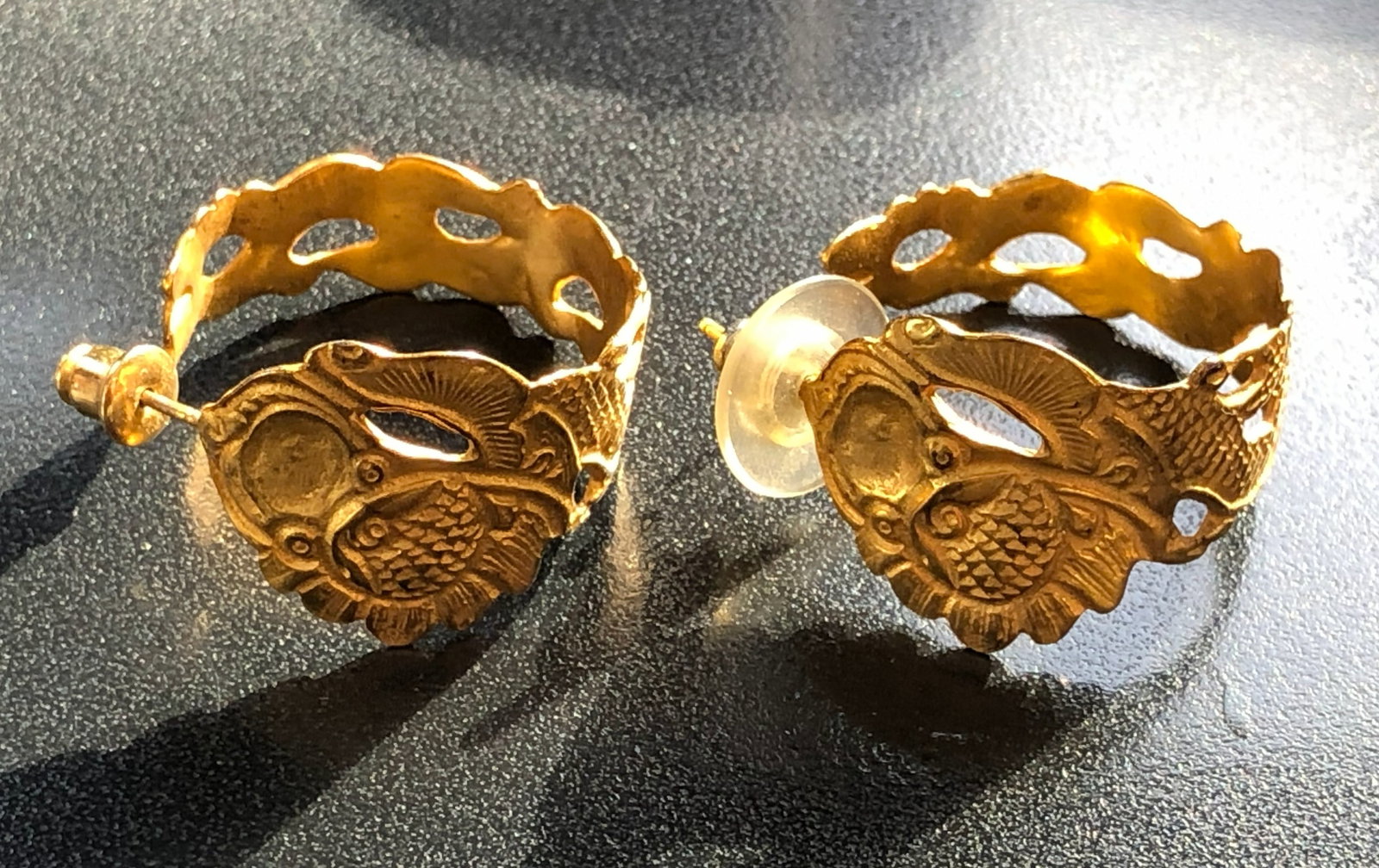 Pair of gold filled Earrings (1 of 2)