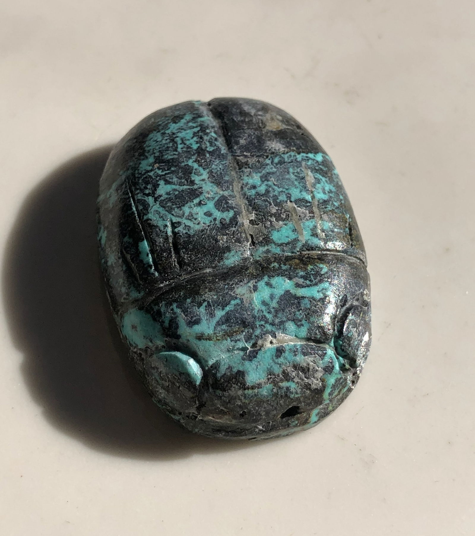 Antique Turquoise Cicada: Antique Turquoise Cicada, Size: 1.5"