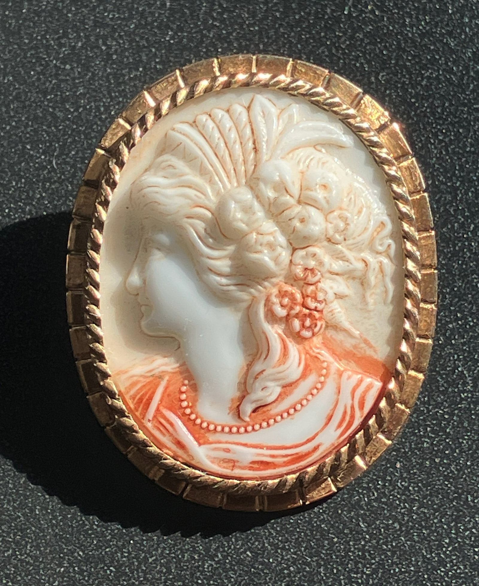 Antique Cameo Brooch Pin (1 of 3)