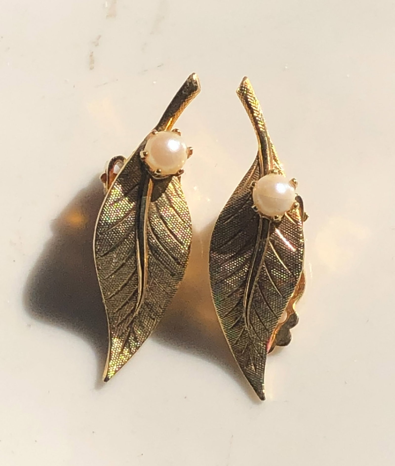 Pair of Gold Filled Earrings: Pair of Gold Filled Earrings
