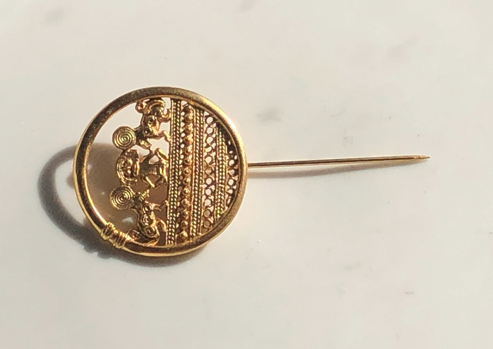 Vintage gold Filled Brooch Pin (1 of 3)