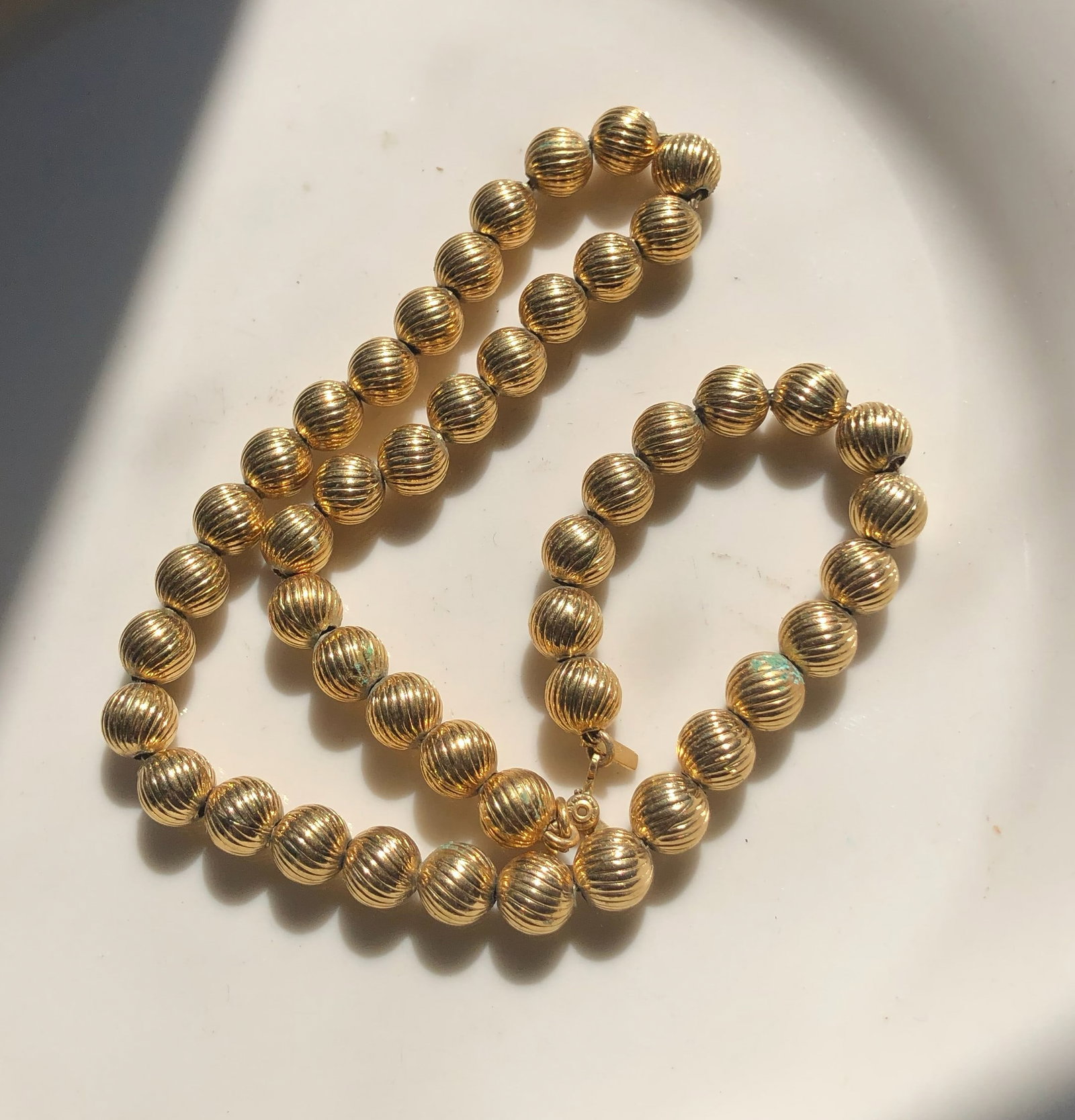 Monet Gold Plated Necklace (1 of 3)