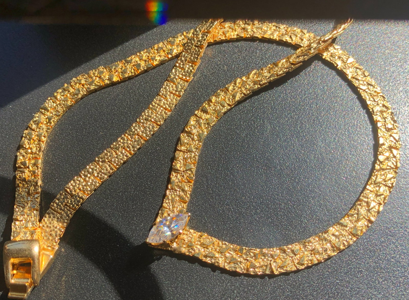 Vintage Gold Plated Neckalce: Vintage Gold Plated Neckalce