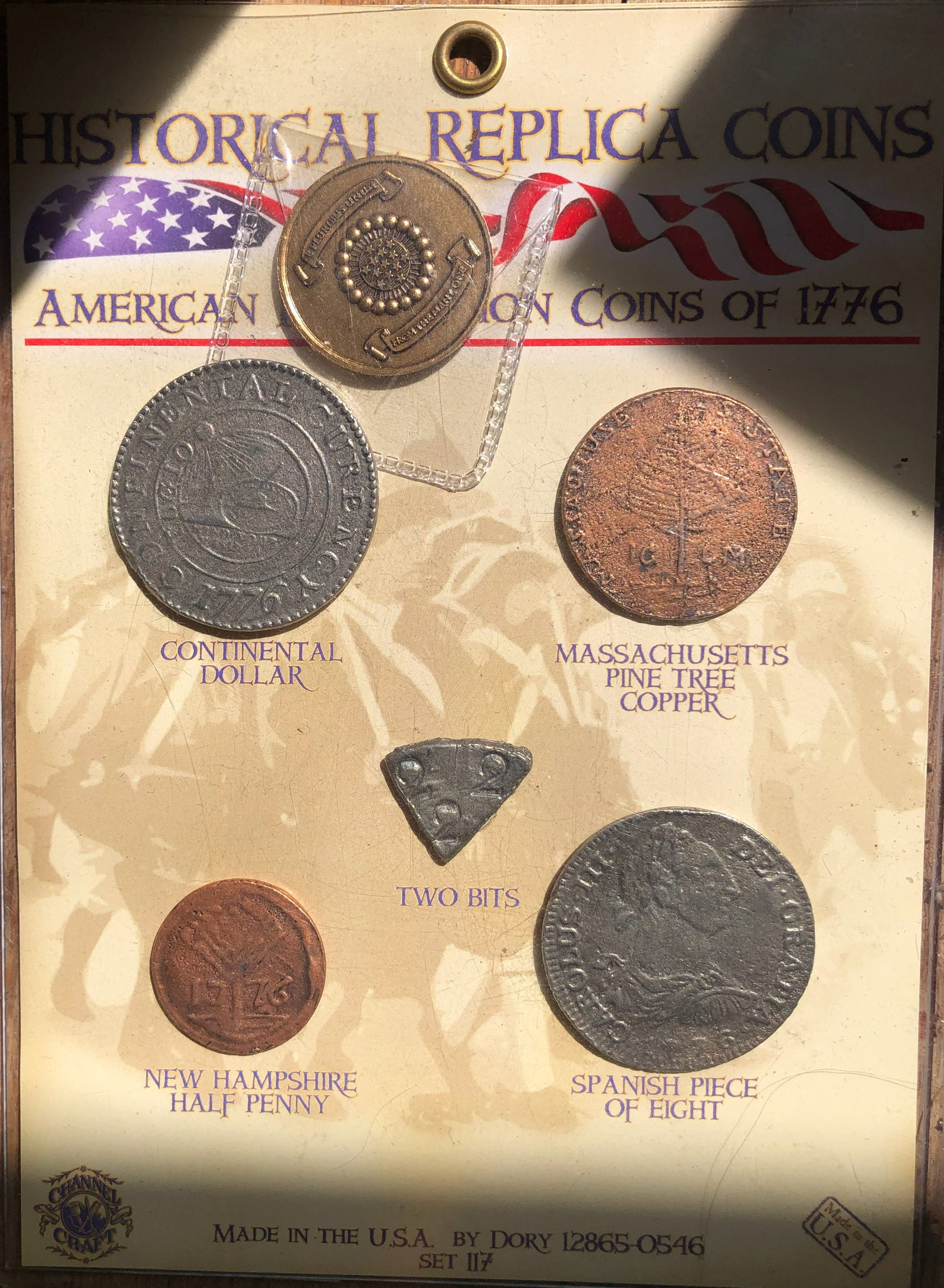 Historical Replica American Coins of 1776 (1 of 6)
