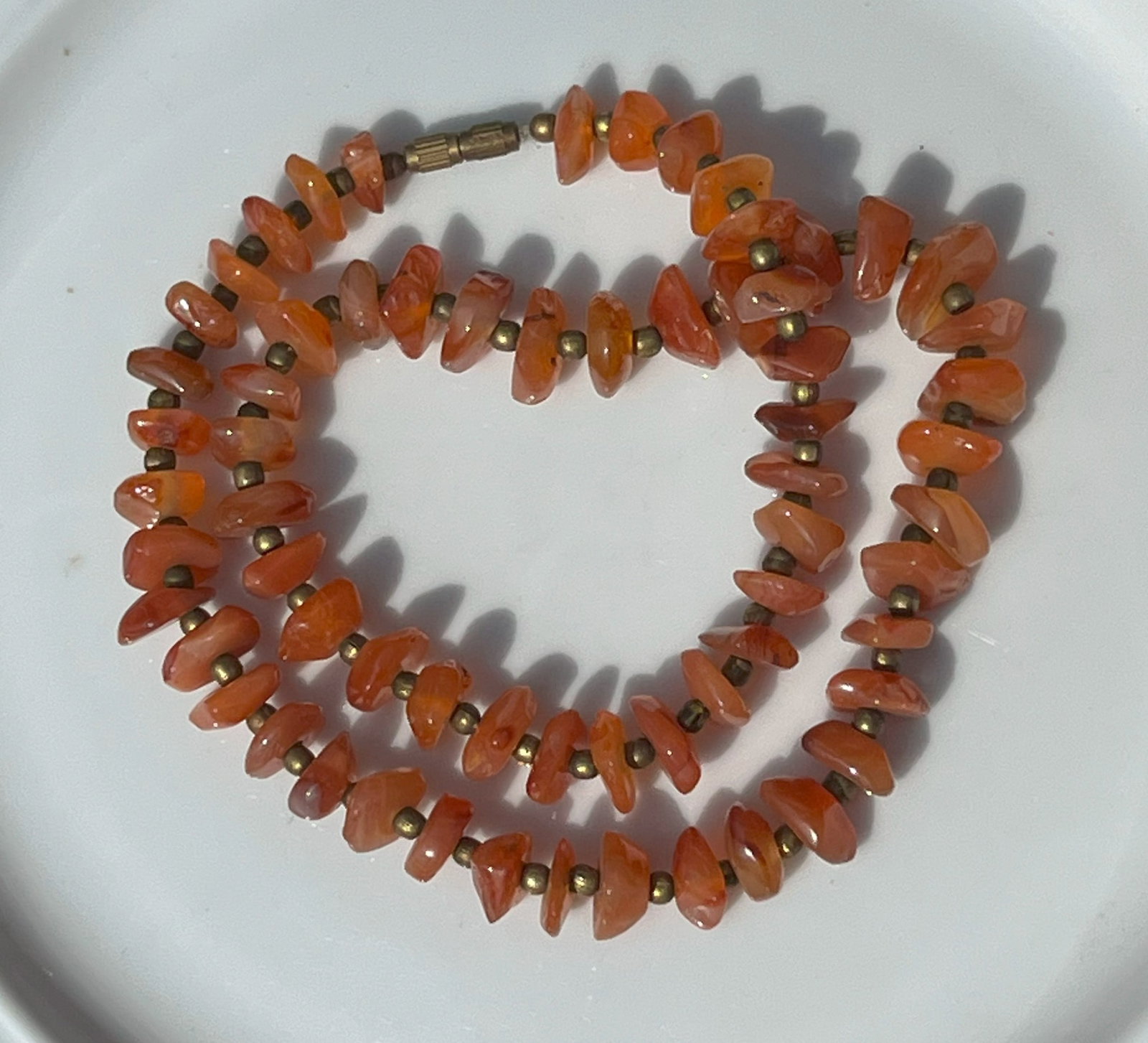 Vintage Carnelian Necklace (1 of 3)