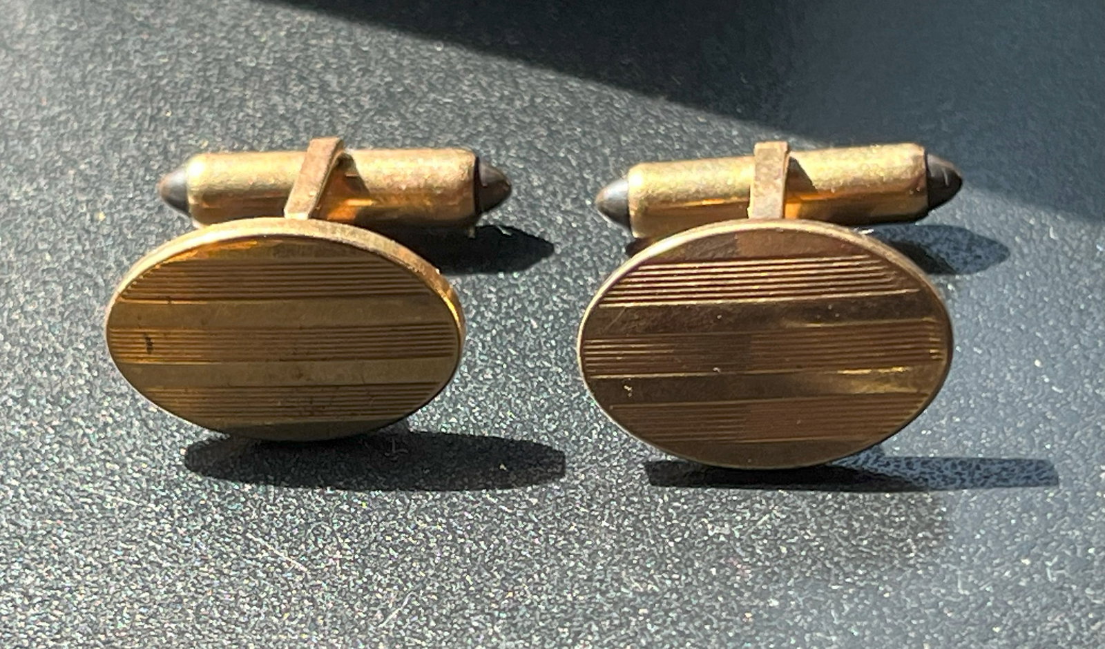 Pair of Gold Filled Cuff Links: Pair of Gold Filled Cuff Links