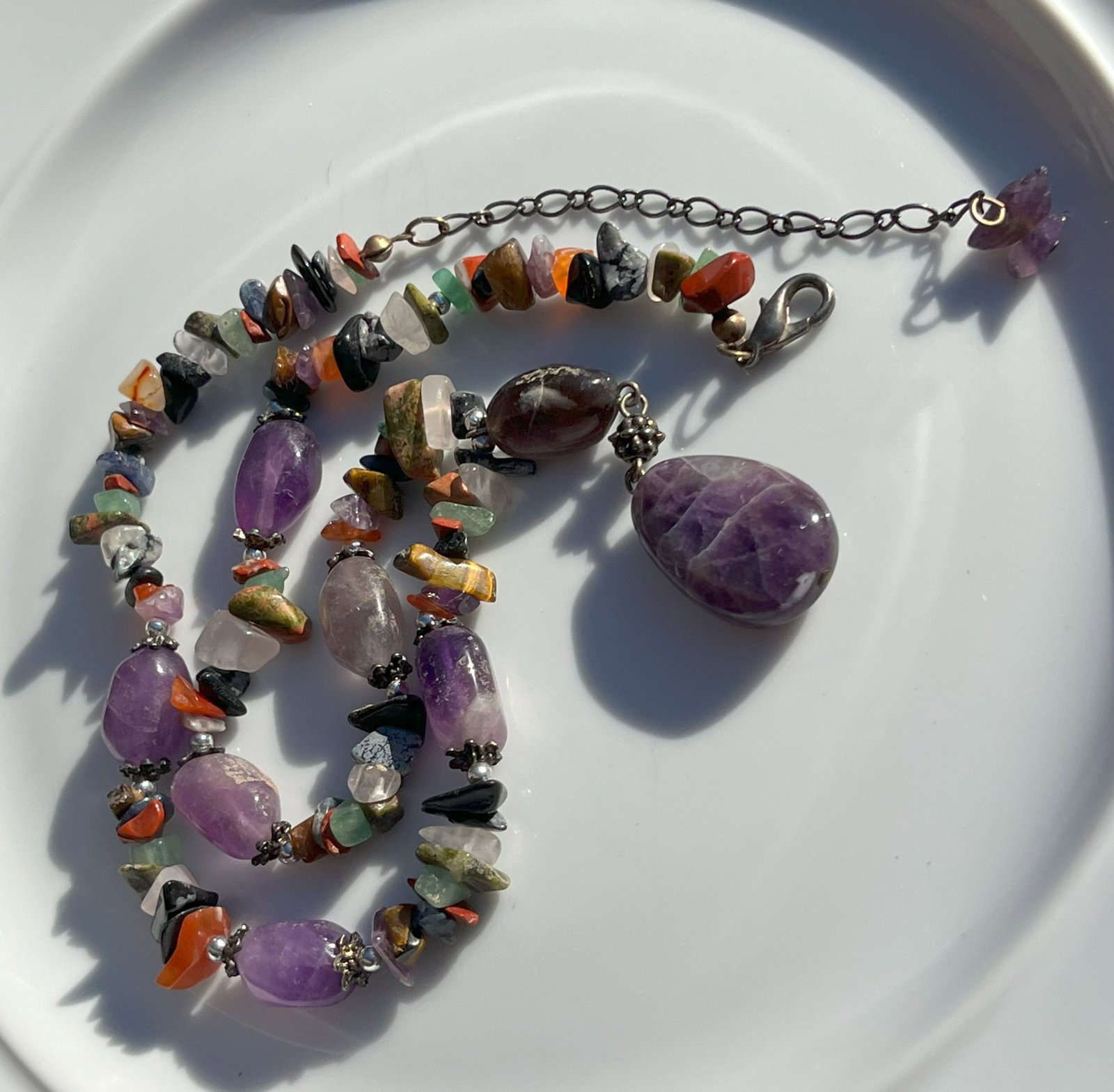 Vintage Amethyst Necklace (1 of 3)