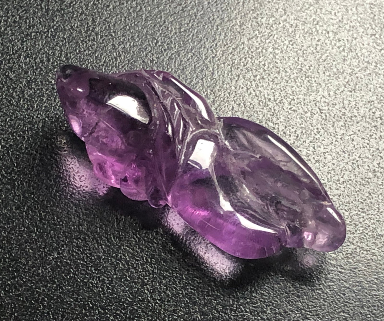 Vintage Ametrine Carving (1 of 3)