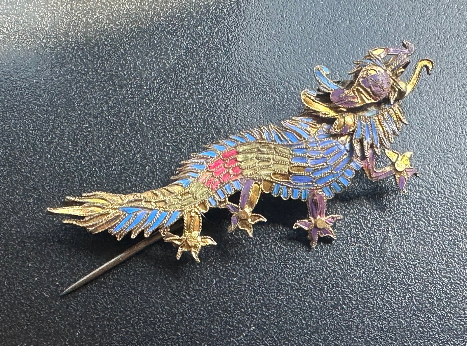 Antique Chinese Dragon Pin (1 of 3)