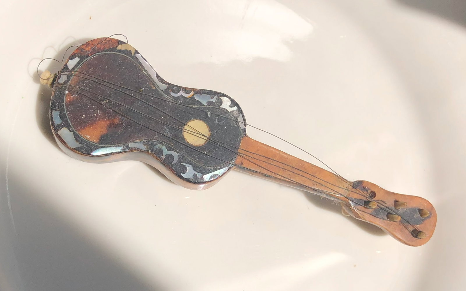 Antique Musical Instrument: Antique Musical Instrument, Size: 5.5"