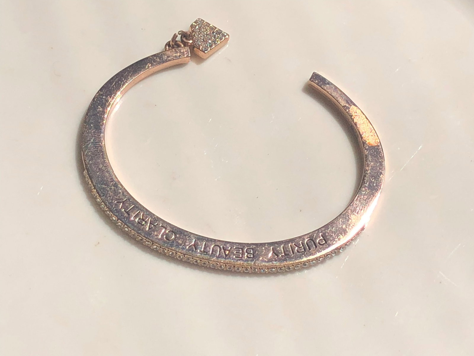 Purity Beauty Clarity Bracelet: Purity Beauty Clarity Bracelet