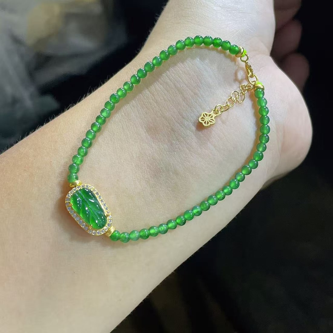 Natural Jadeite Bracelet (1 of 1)