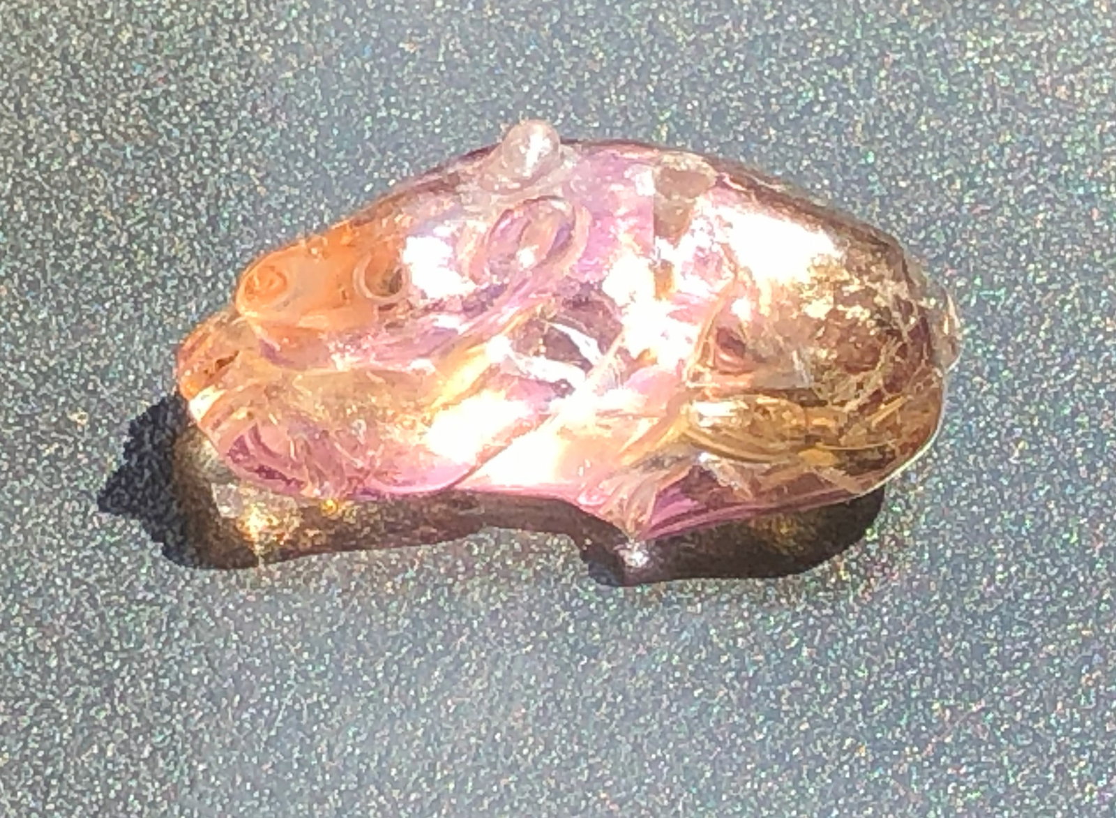 Vintage Ametrine Carving: Vintage Ametrine Carving