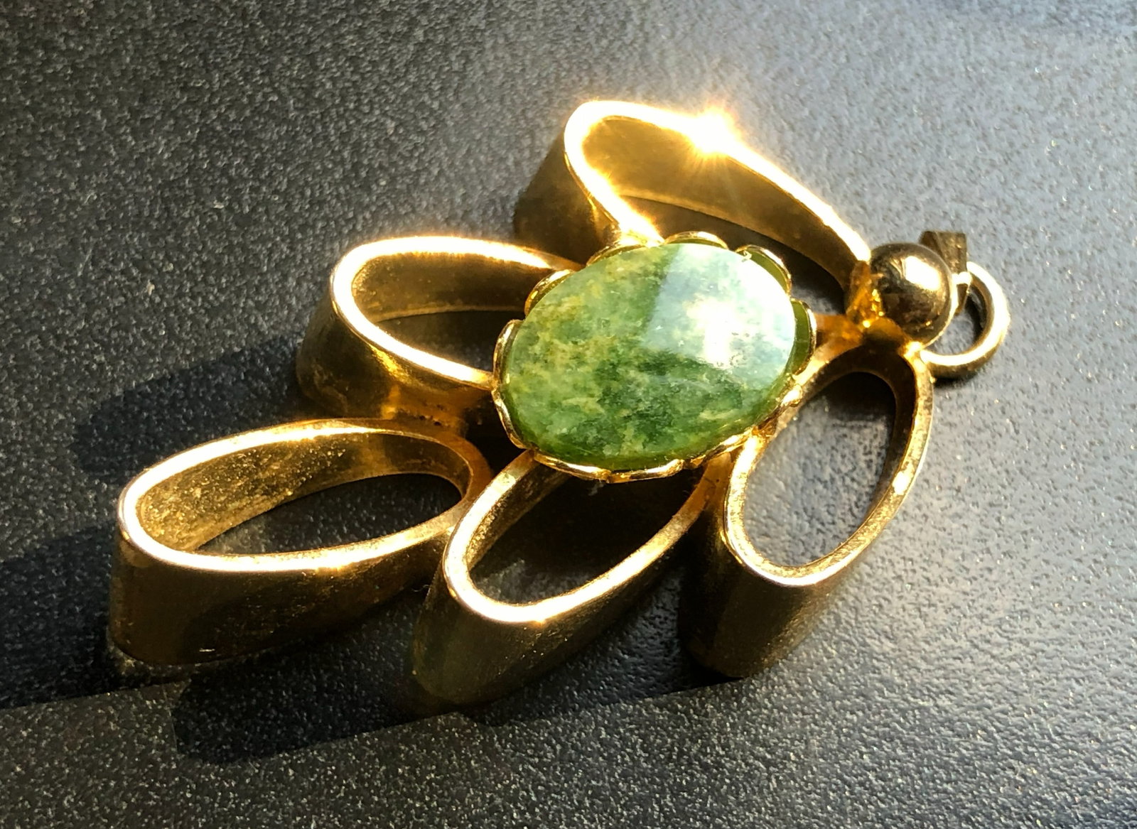 Vintage Green Jade Pendant (1 of 3)
