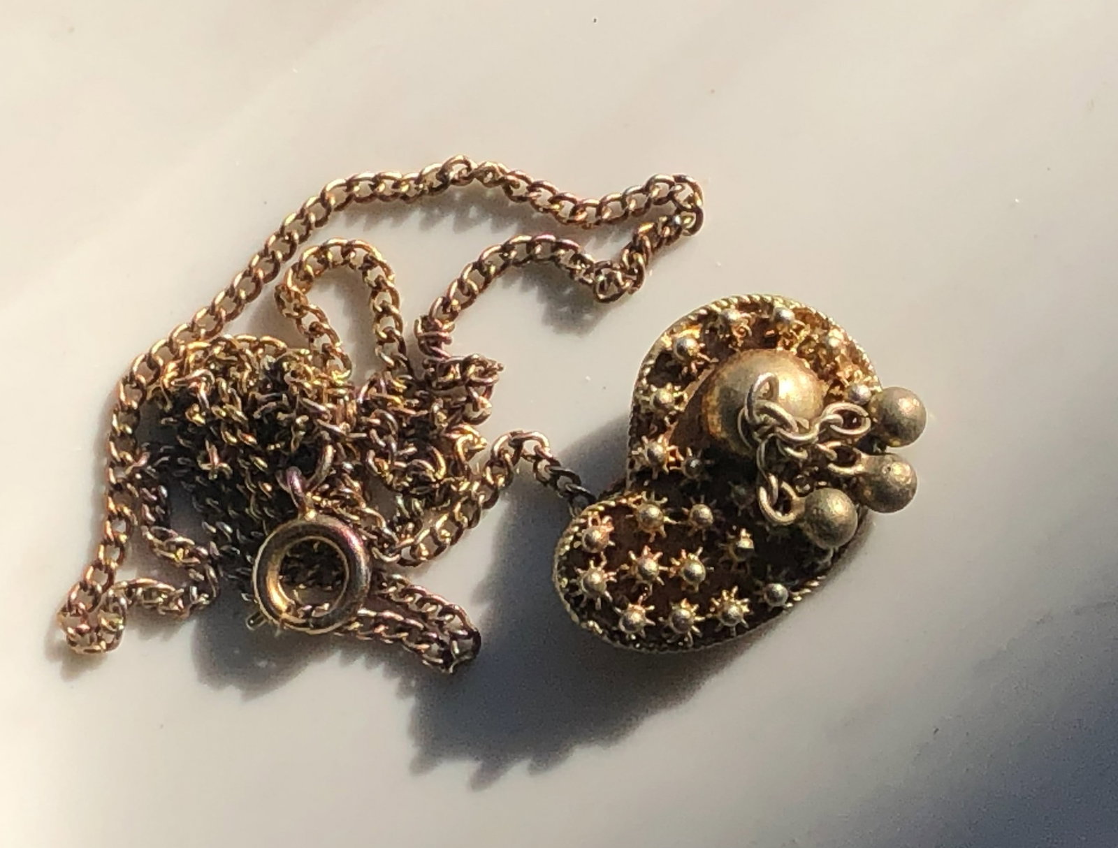 Vintage Gold filled silver Necklace (1 of 3)