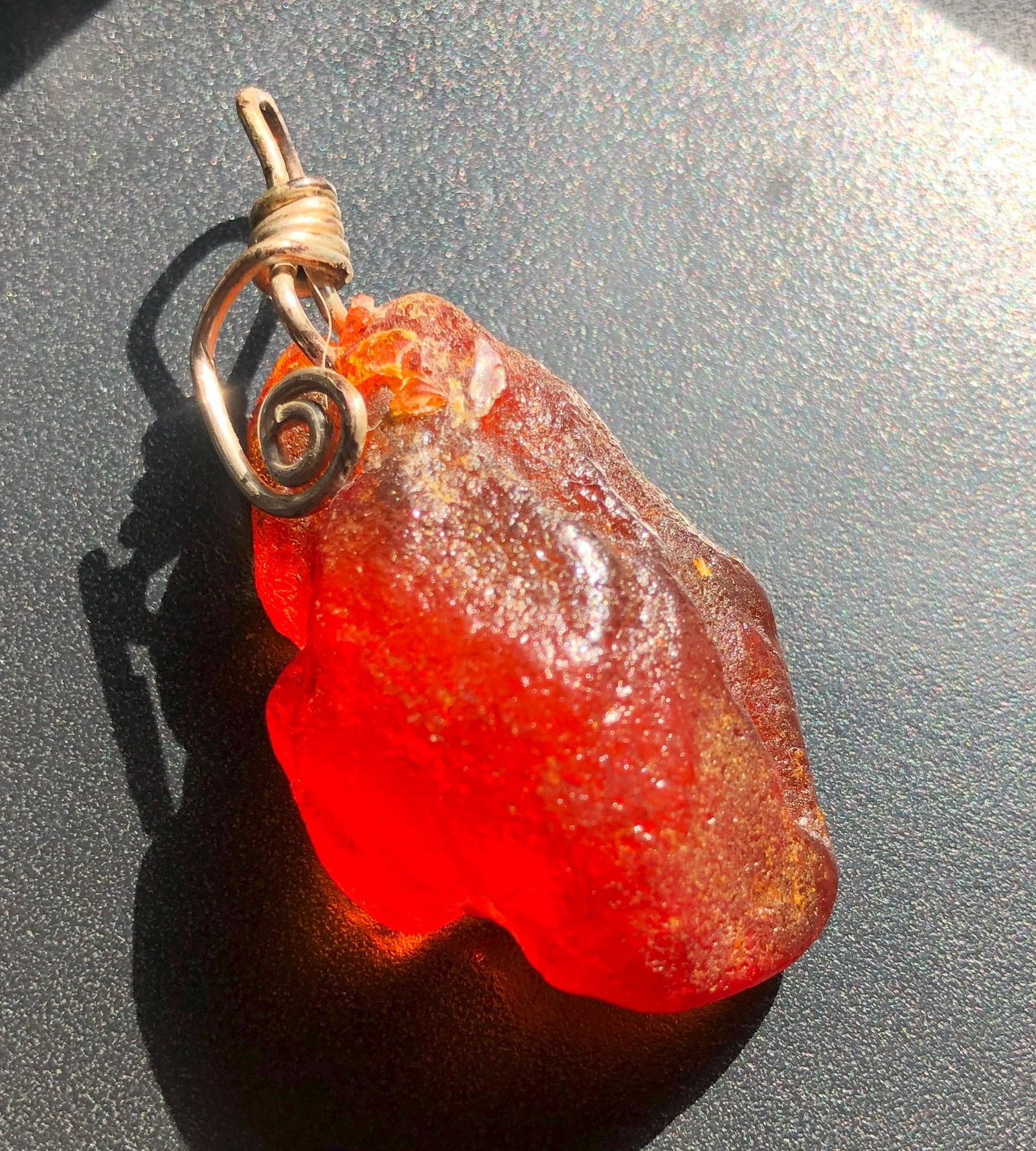 Antique Amber Pendant (1 of 4)