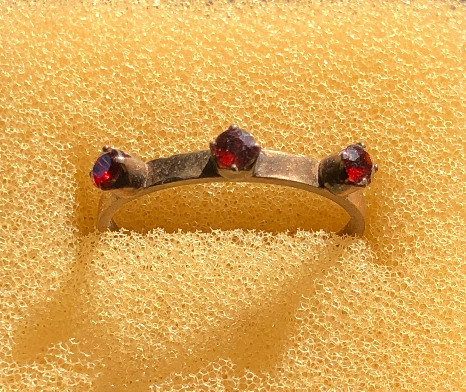 Triple Gemstone Ring - 2