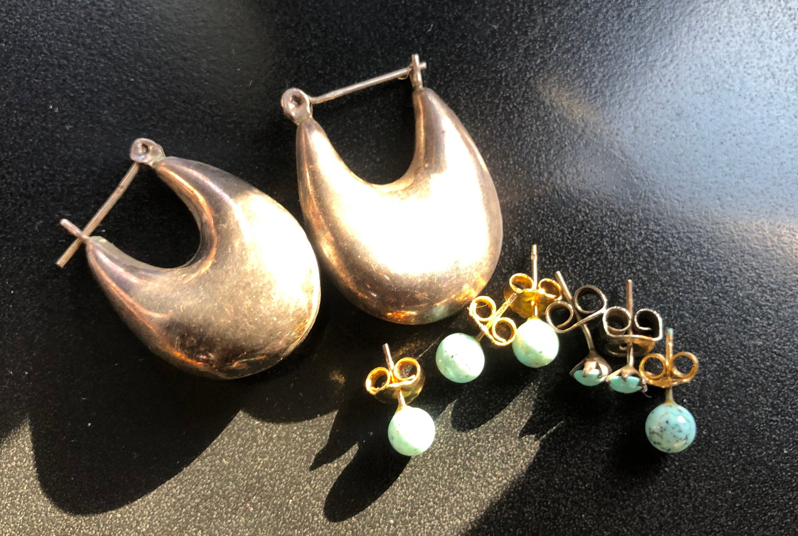 Group of Earrings, some Silver: Group of Earrings, some Silver