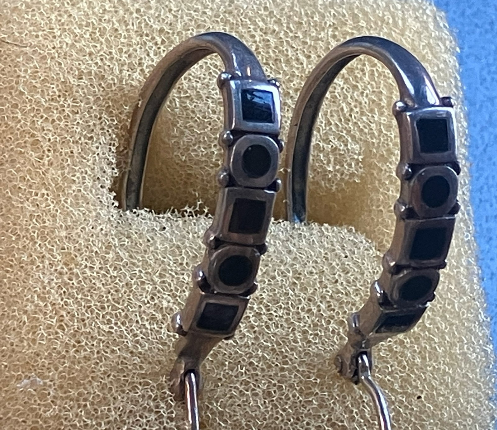 Pair of Silver Earrings: Pair of Silver Earrings