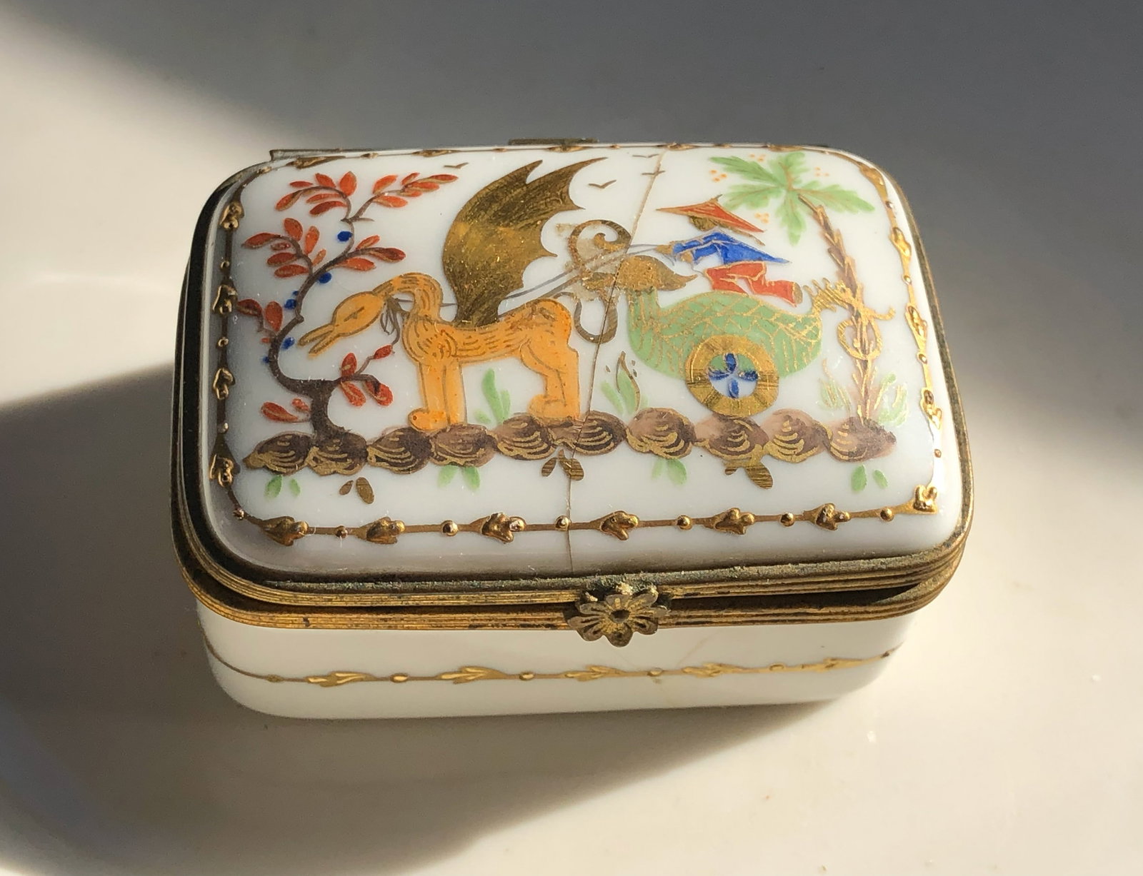 Vintage Porcelain Box (1 of 4)