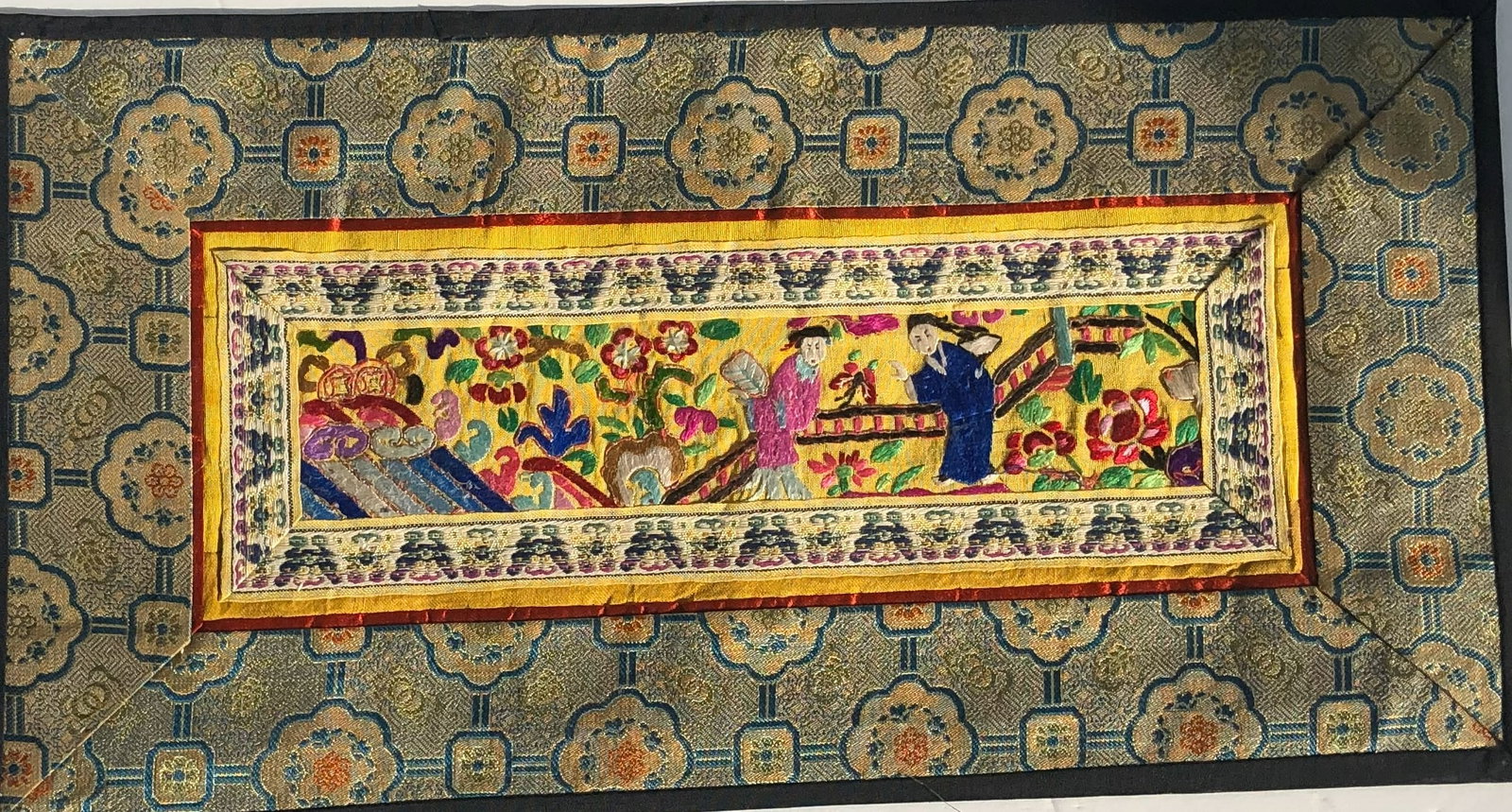 Vintage Embroidery Panel (1 of 2)