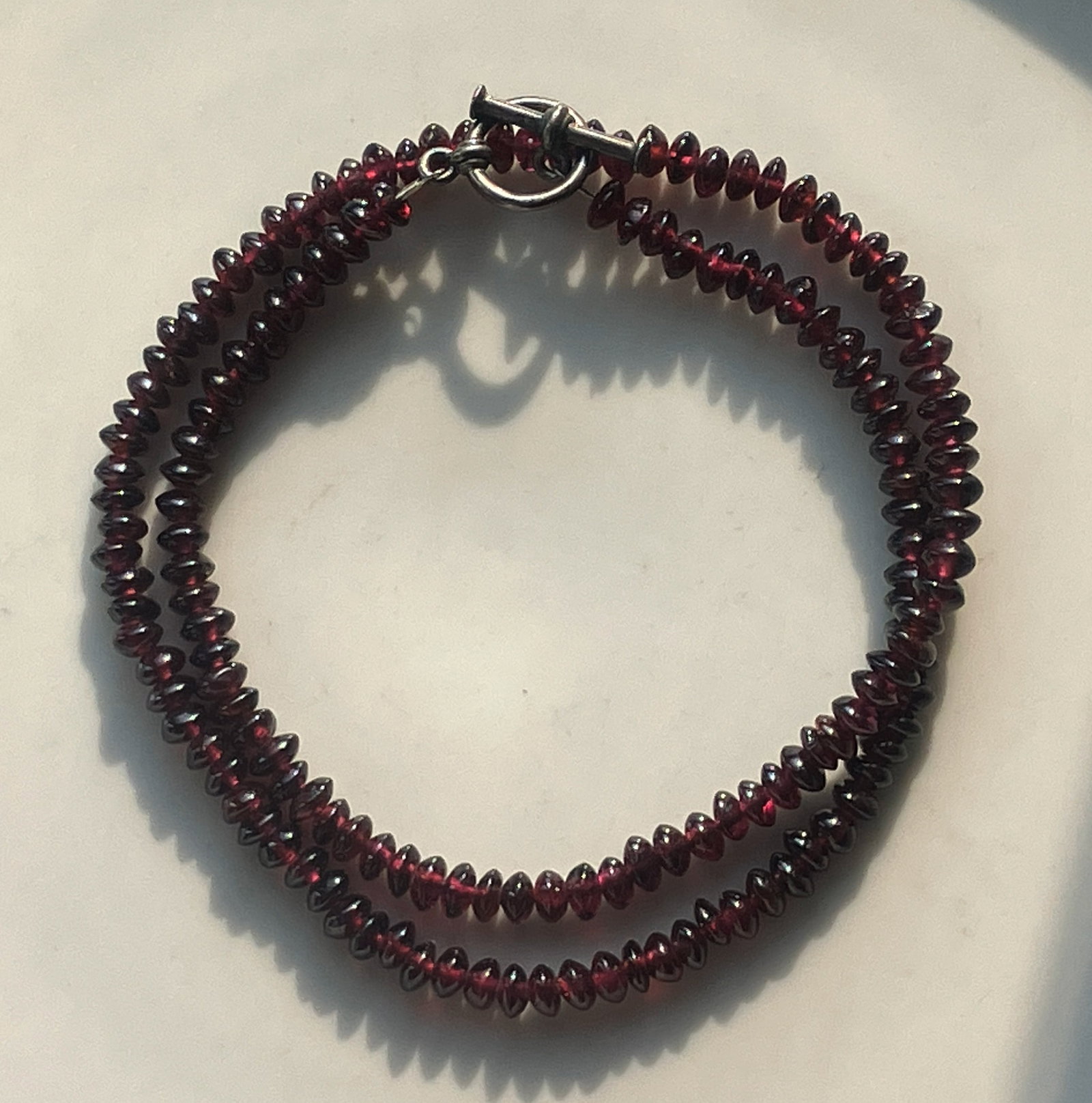 Vintage Garnet Necklace (1 of 2)