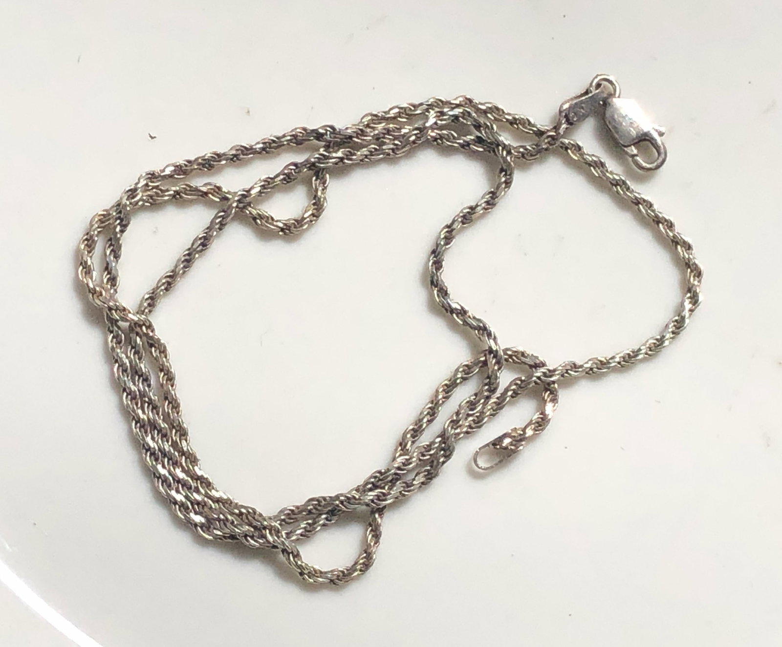 Vintage silver Necklace (1 of 2)