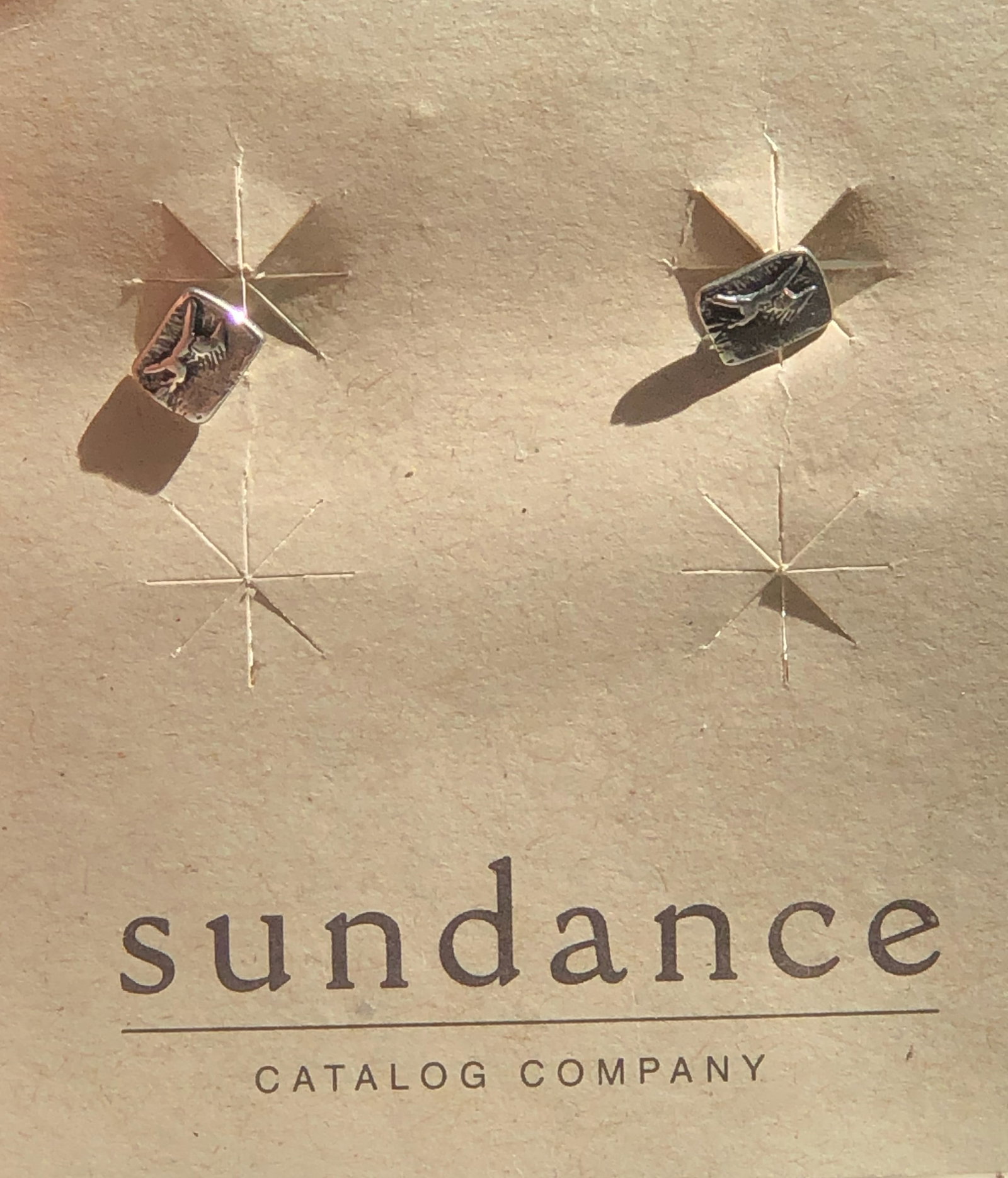 Pair of Silver Earrings: Pair of Silver Earrings